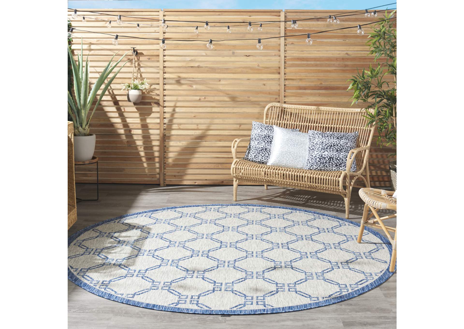 Nourison Country Side 8' Round Area Rug,Nourison