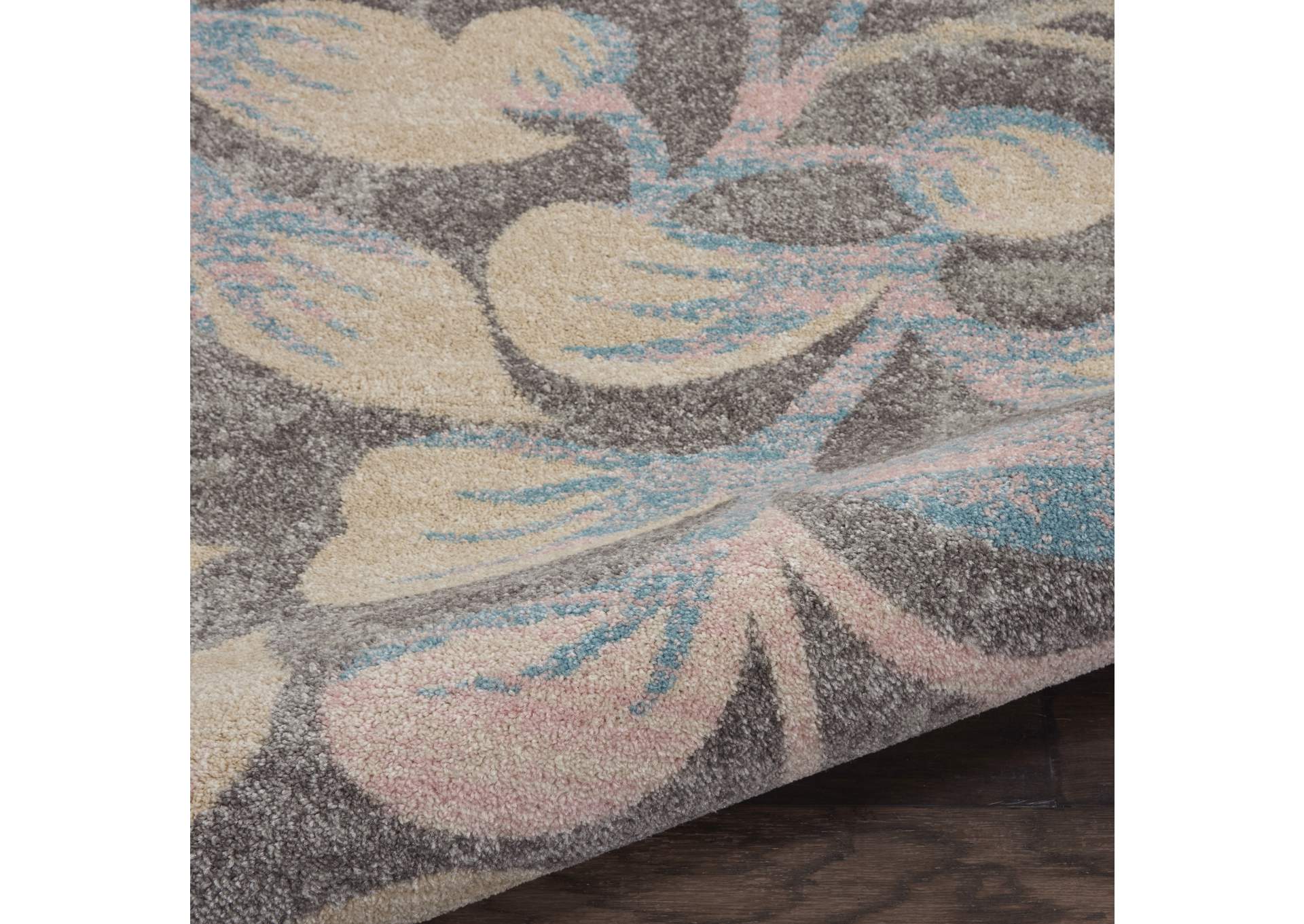 Nourison Tranquil TRA03 Beige and Grey 9'x12' Oversized Rug,Nourison