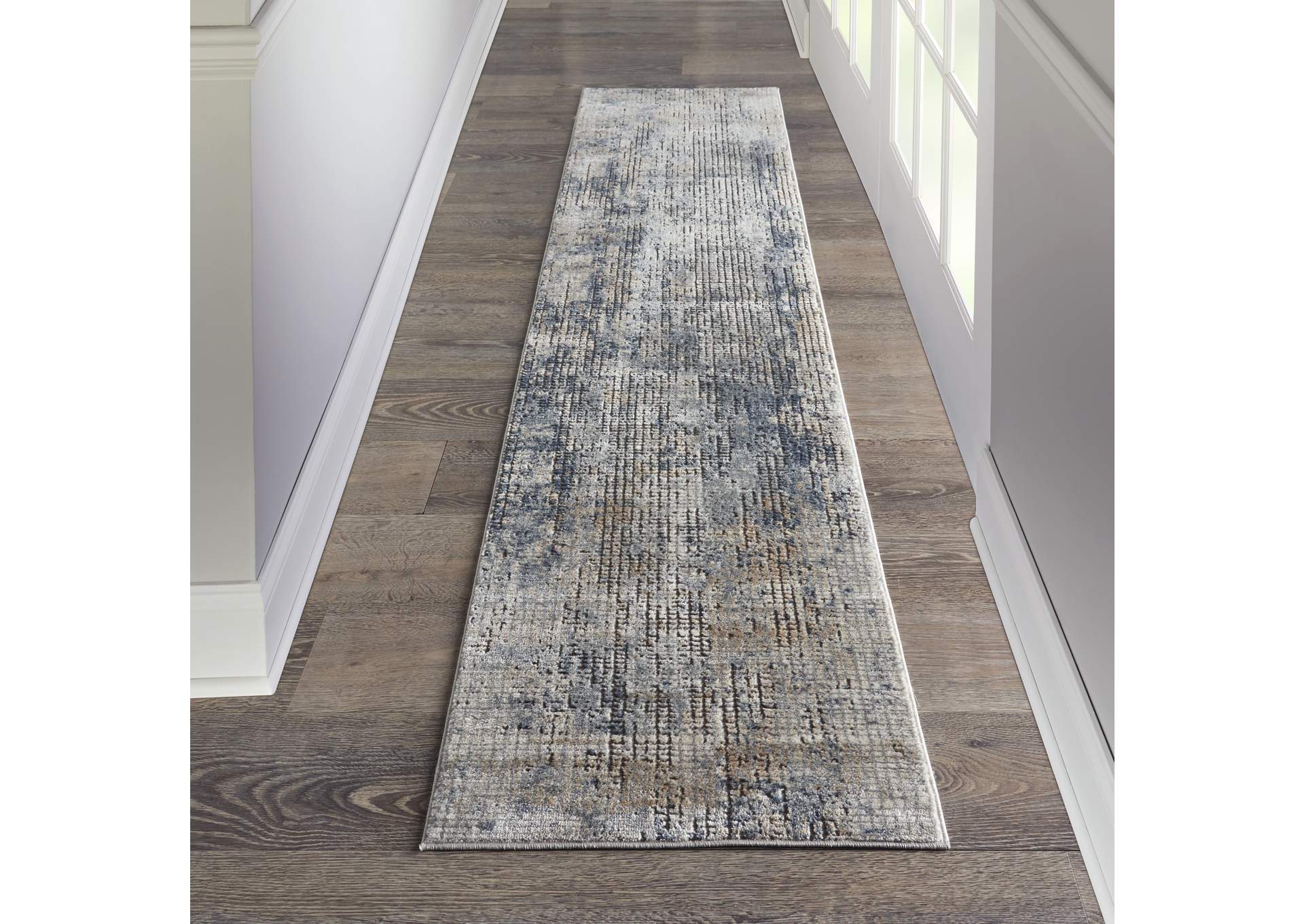 Nourison Quarry 10' Runner Rustic Area Rug,Nourison