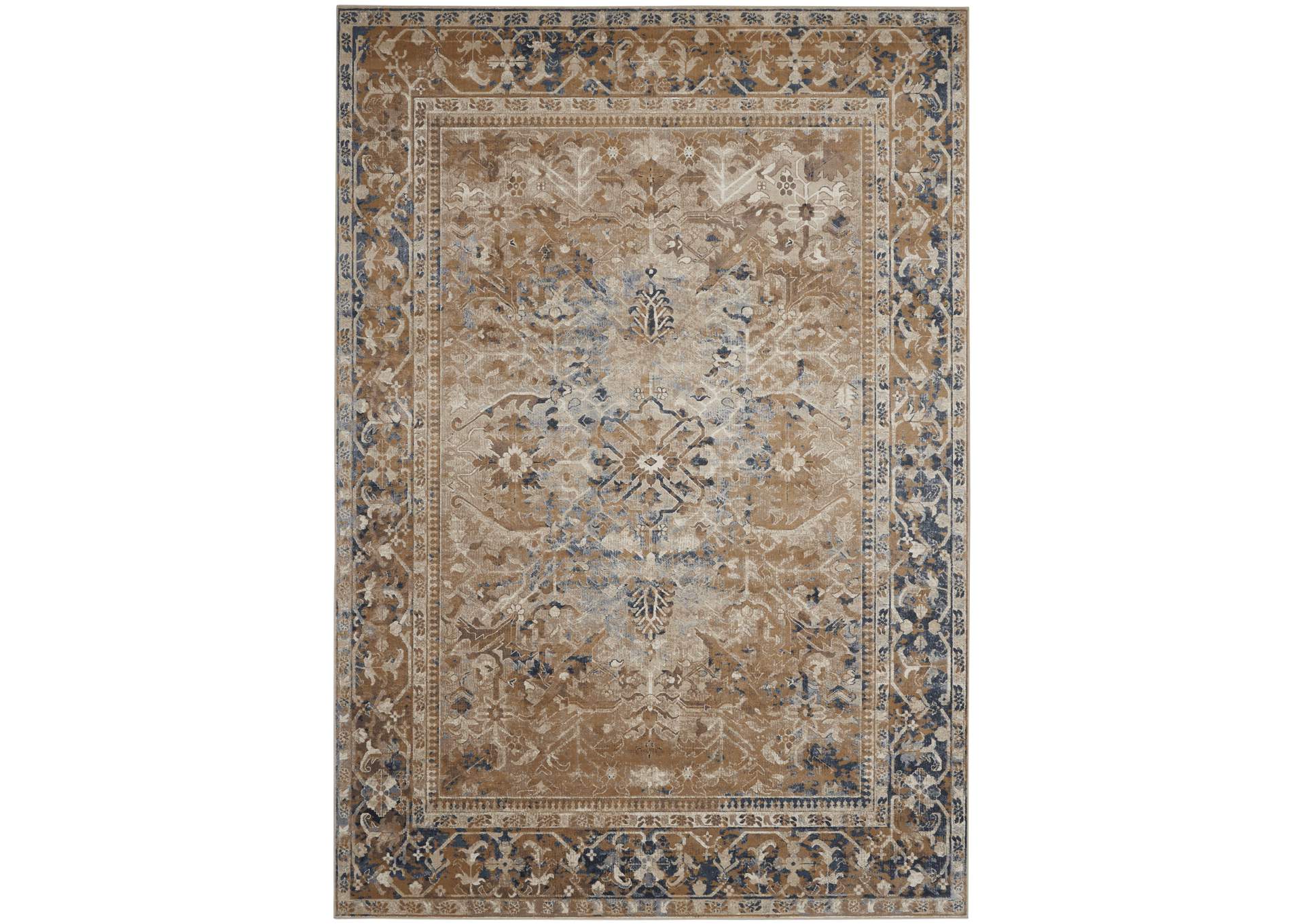 kathy ireland Home Malta MAI05 Beige 8'x11' Rug,Nourison