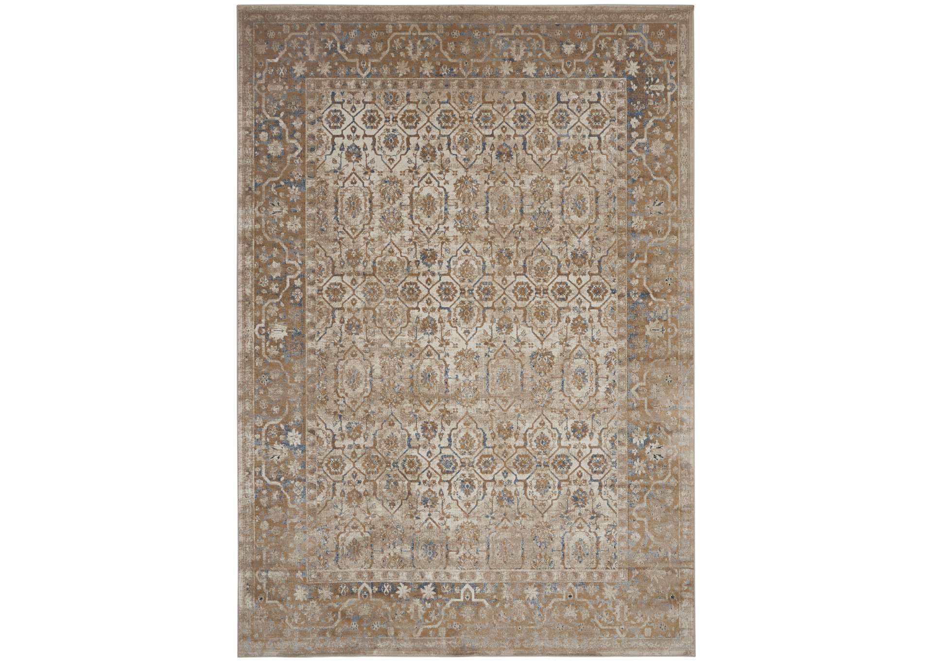 kathy ireland Home Malta MAI04 Beige 9'x12' Rug,Nourison