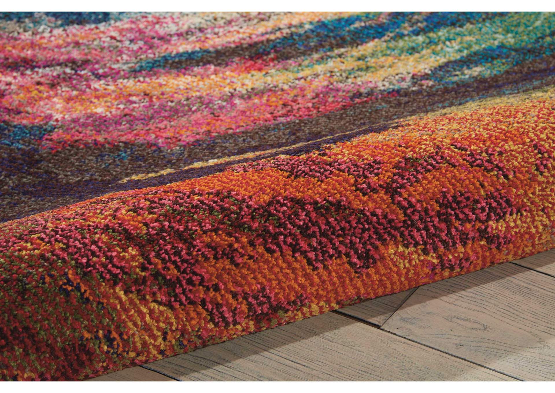 Nourison Celestial CES07 Multicolor 4'x6' Colorful Area Rug,Nourison