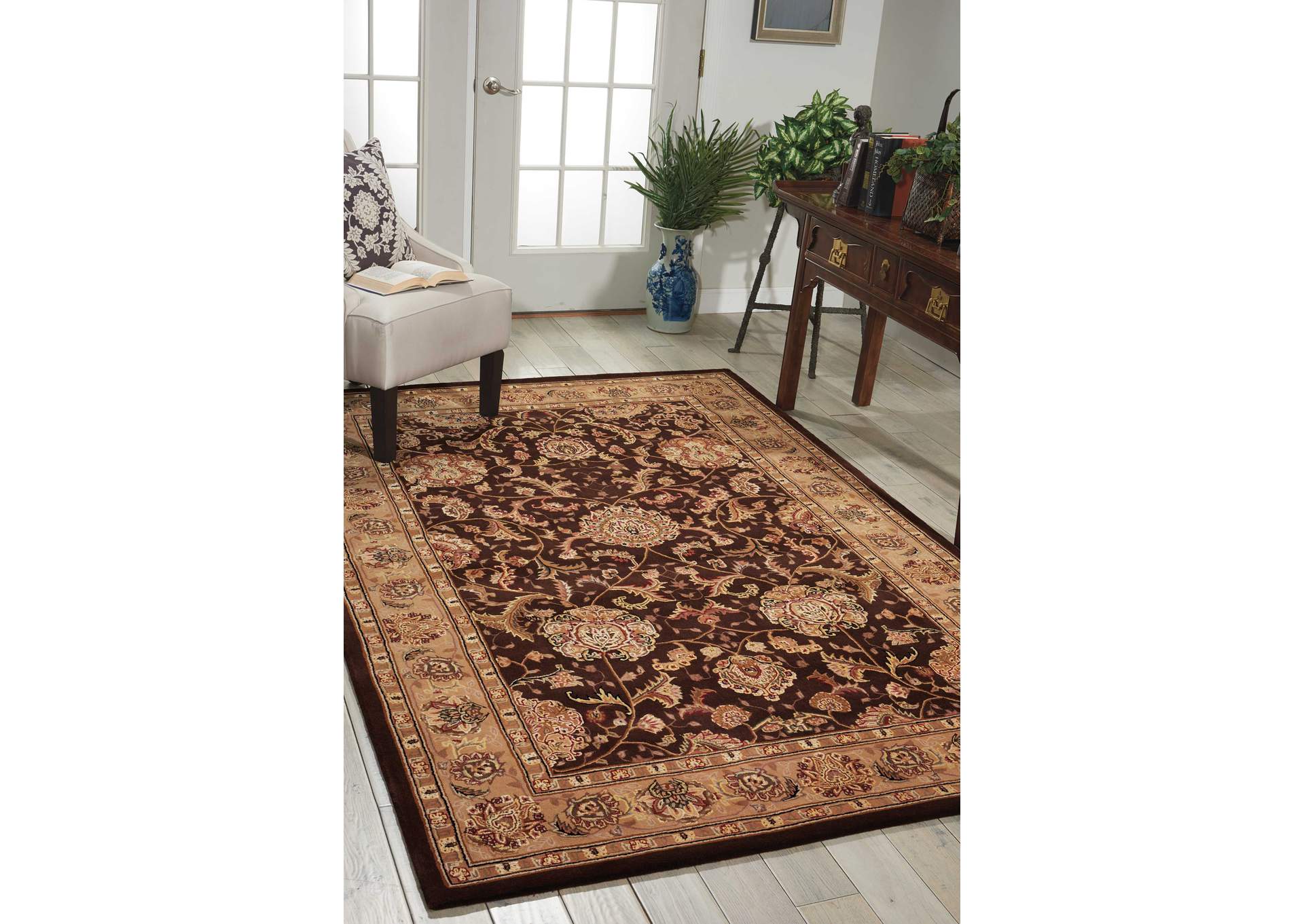 Nourison 2000 2206 Brown 12'x15' Area Rug,Nourison
