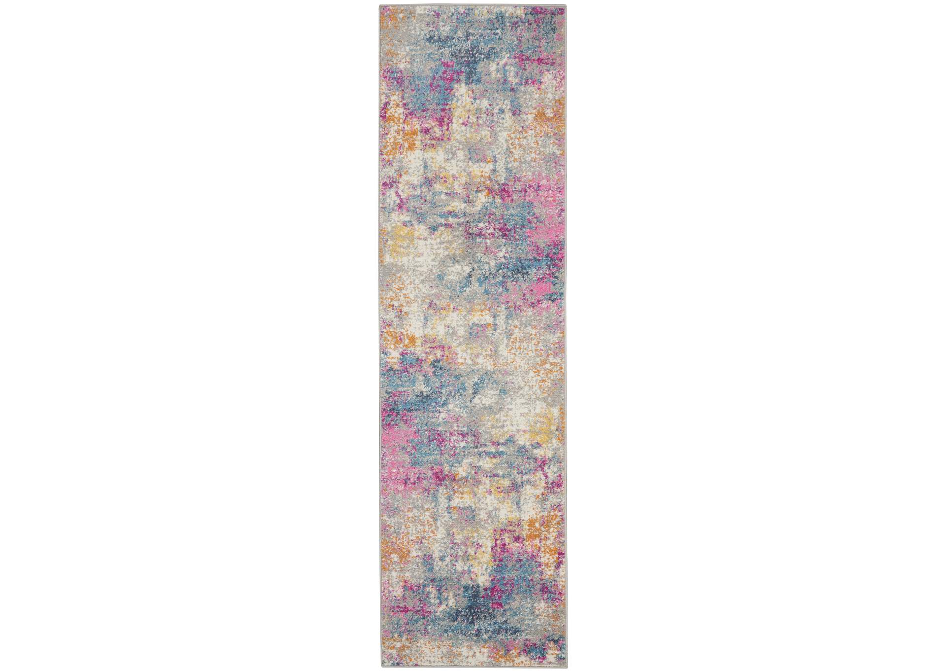 Nourison Passion 10' Runner Ivory Multicolor Area Rug,Nourison