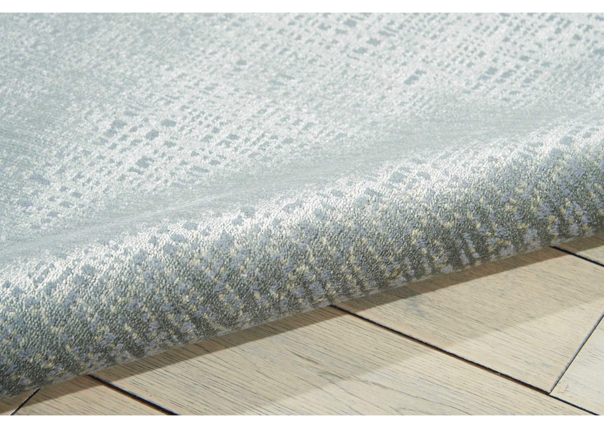 Nourison Starlight STA02 Blue 8' Runner Hallway Rug,Nourison