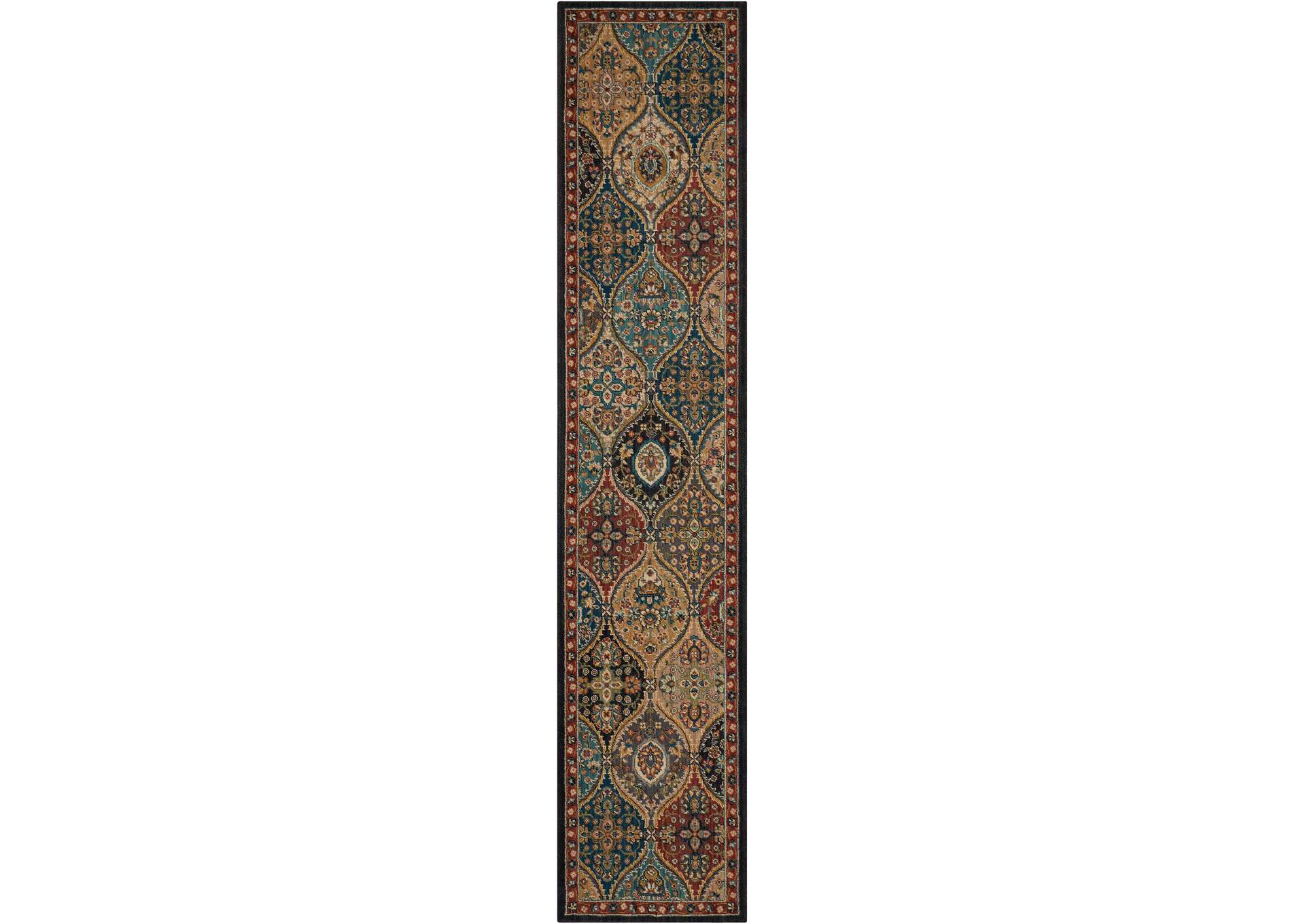 Nourison 2020 NR203 11' Runner Area Rug,Nourison