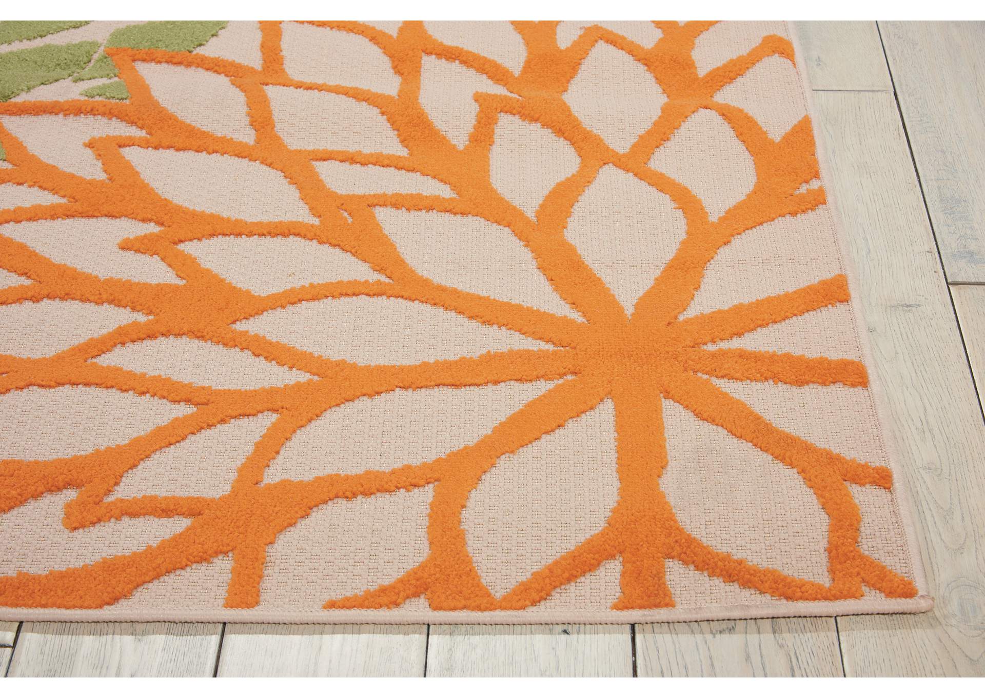 Nourison Aloha ALH05 Green 4'x6' Indoor-outdoor Area Rug,Nourison