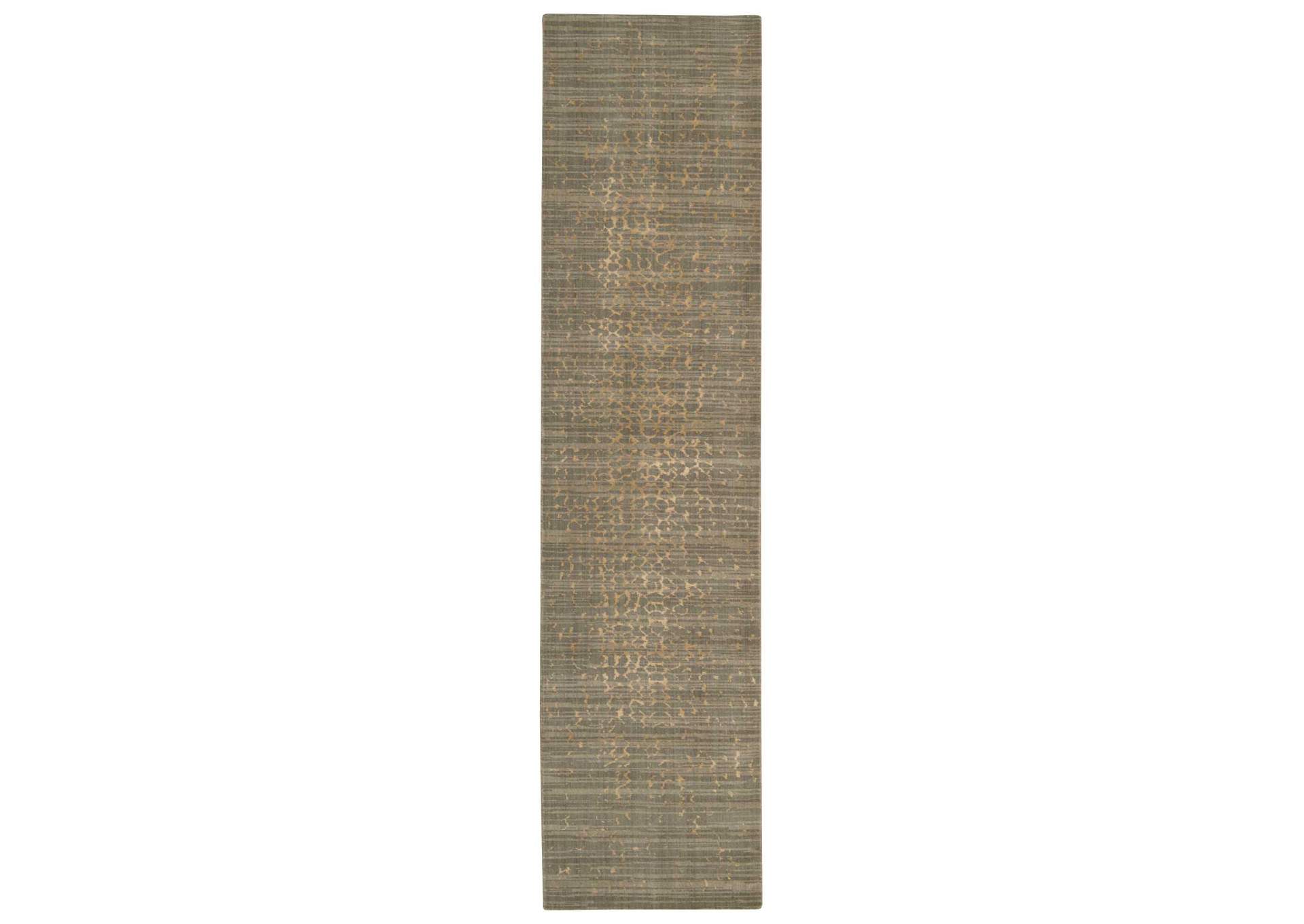Nourison Silken Allure SLK06 Beige 10' Runner Hallway Rug,Nourison