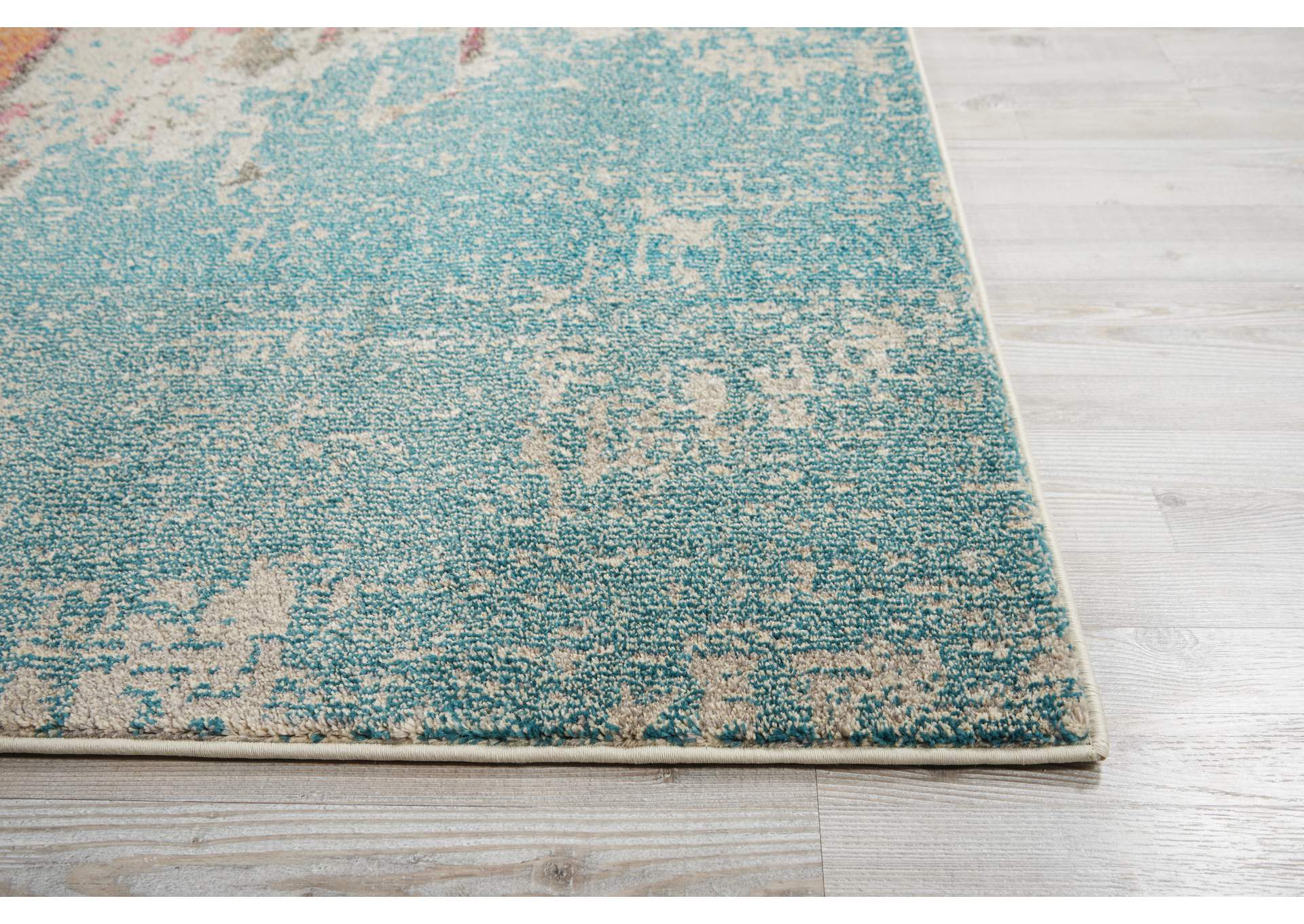 Nourison Celestial CES02 Multicolor 10' Runner Hallway Rug,Nourison