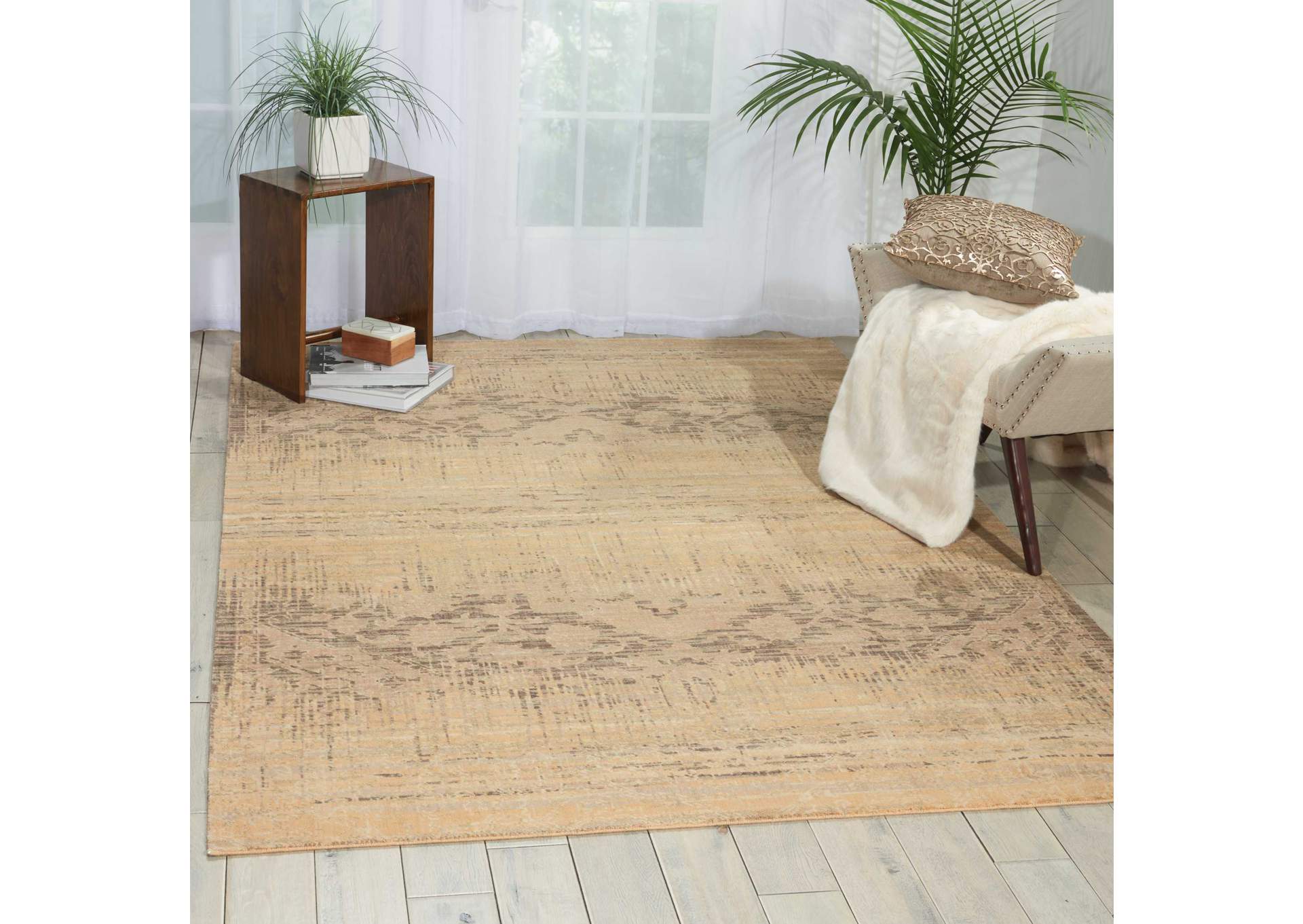 Nourison Silk Elements SKE27 Beige 10'x14' Rug,Nourison
