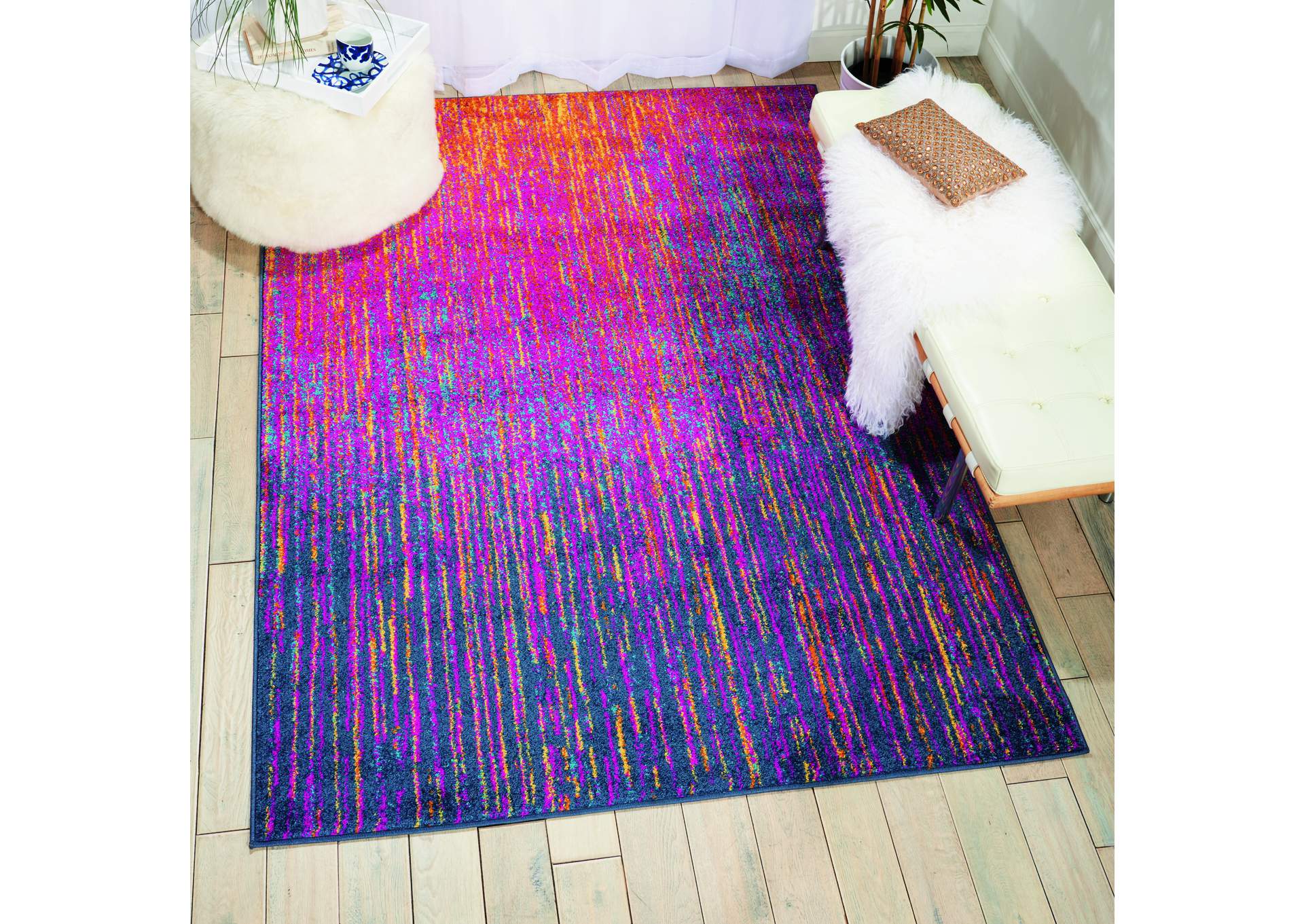 Nourison Passion PSN09 Multicolor 4'x6' Colorful Area Rug,Nourison