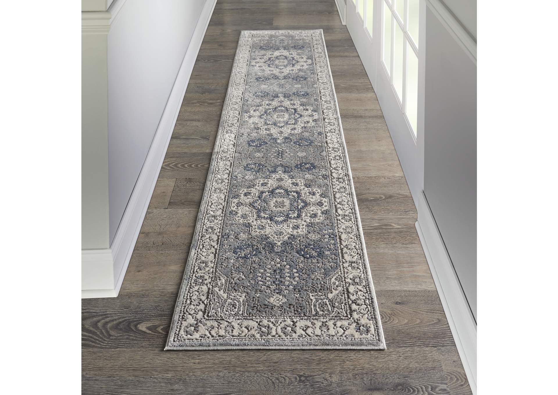 Nourison Quarry 10' Runner Persian Area Rug,Nourison