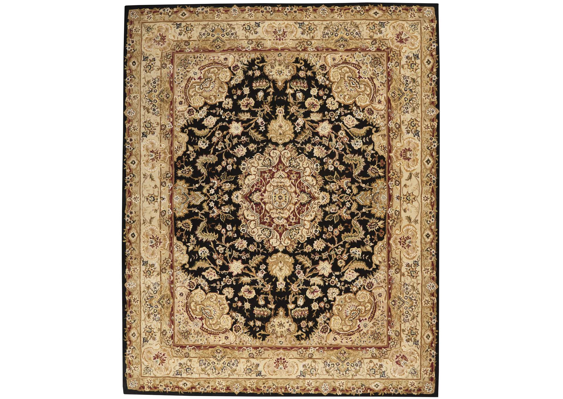 Nourison 2000 2028 Black 8'x10' Area Rug,Nourison