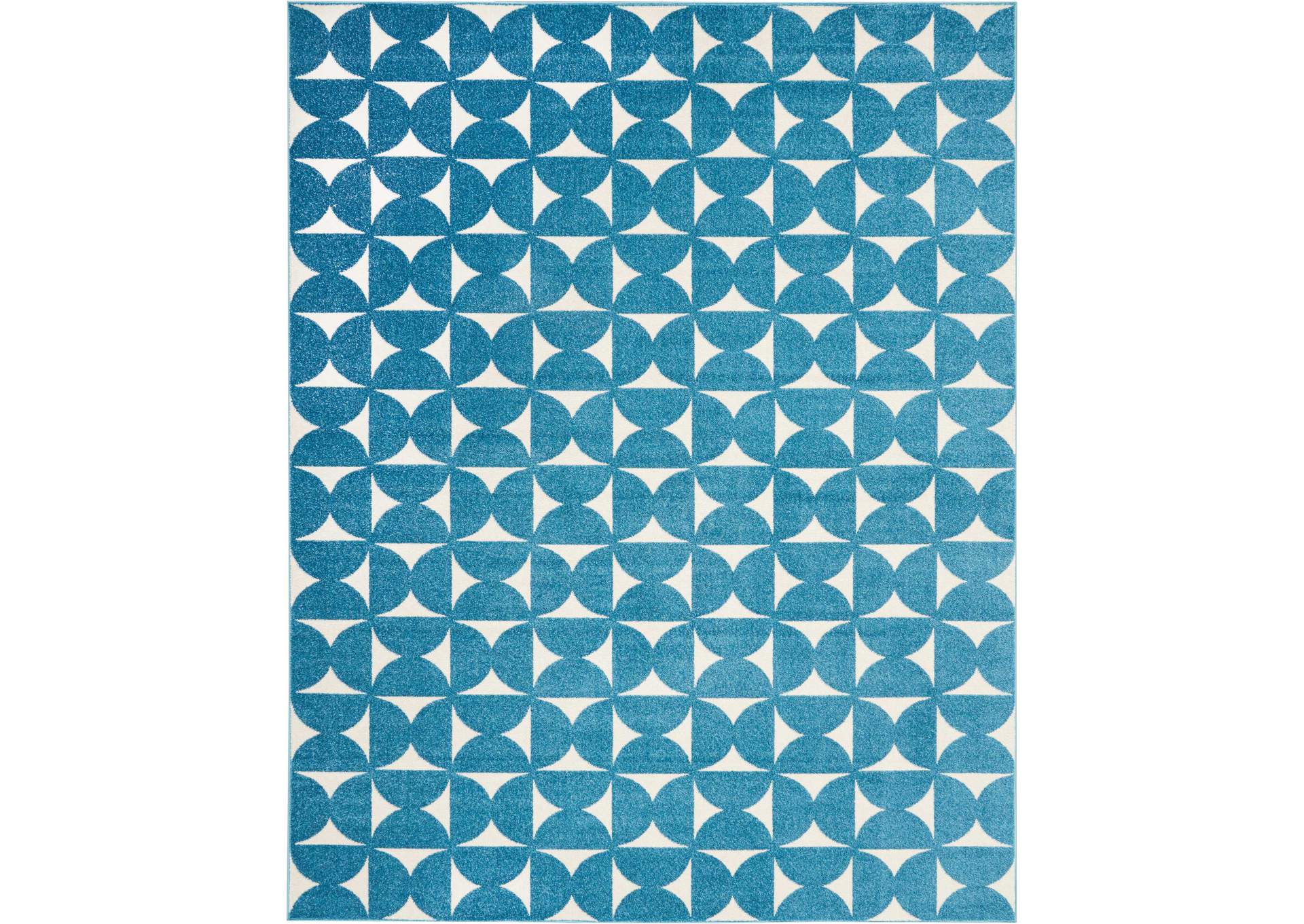 Nourison Harper DS301 Blue 8'x10' Large Rug,Nourison