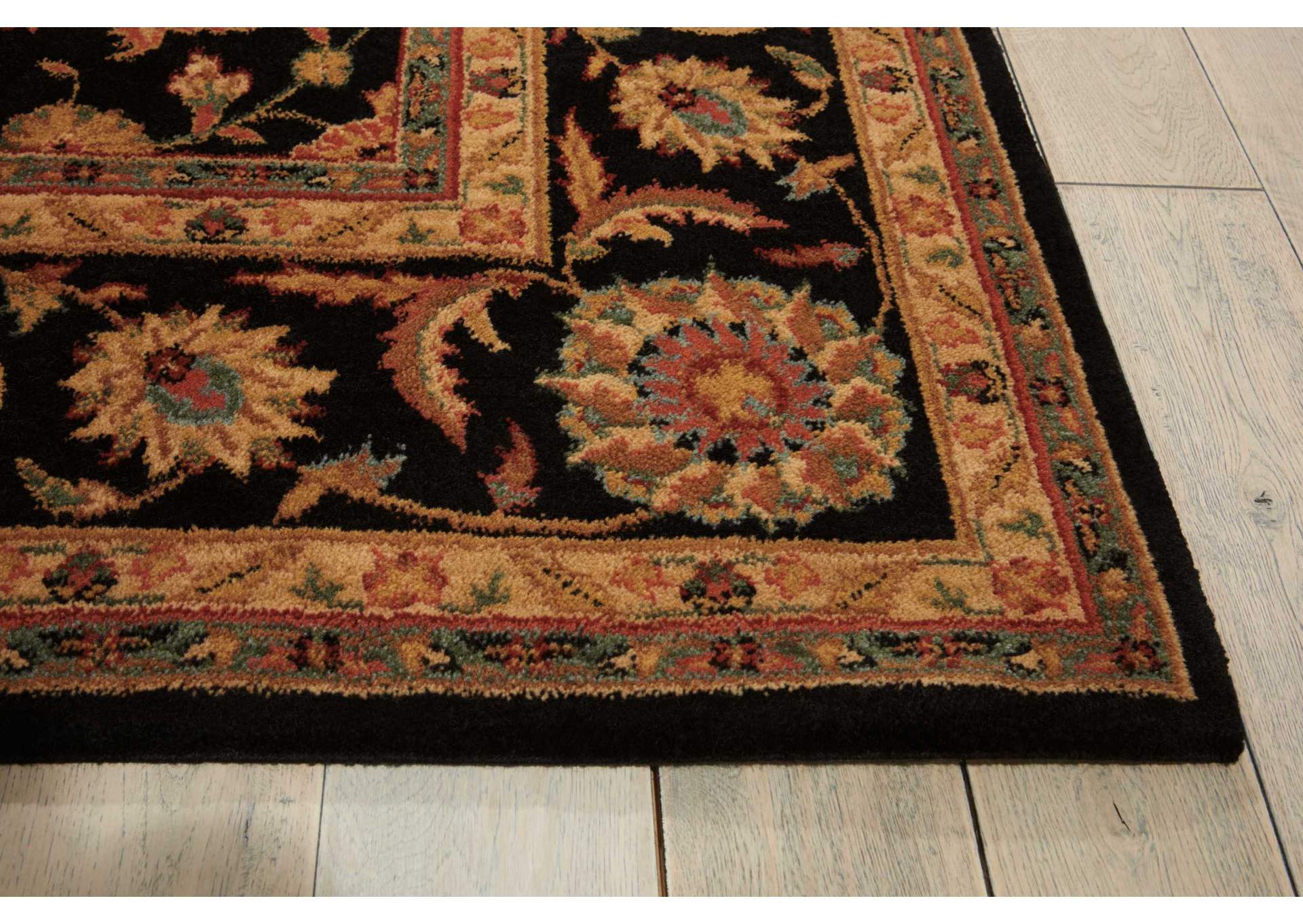 Nourison Living Treasures LI05 Black 10'x14' Rug,Nourison