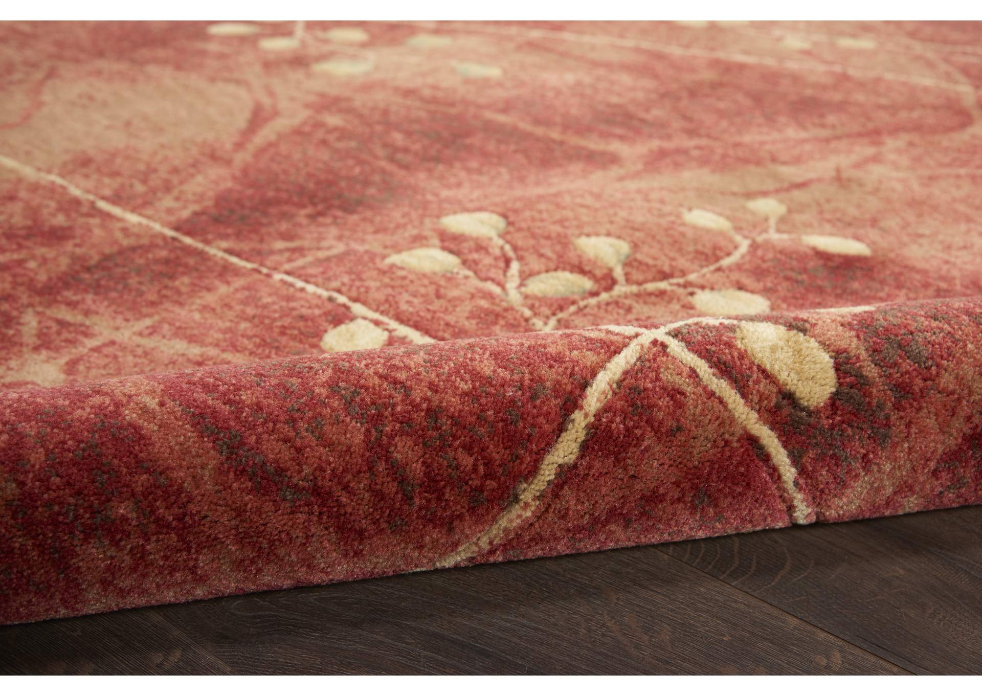 Nourison Somerset ST74 Red 10' Runner Hallway Rug,Nourison