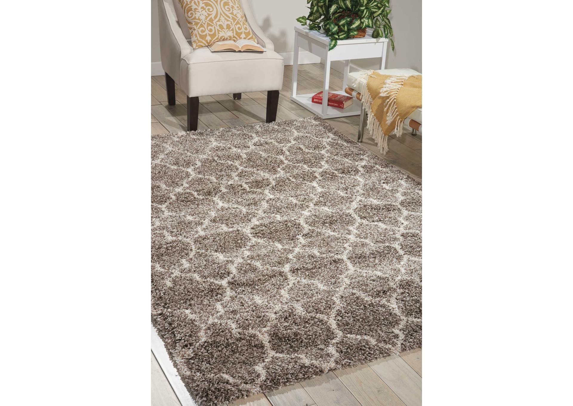 Nourison Amore AMOR2 Beige 3'x5' Area Rug,Nourison