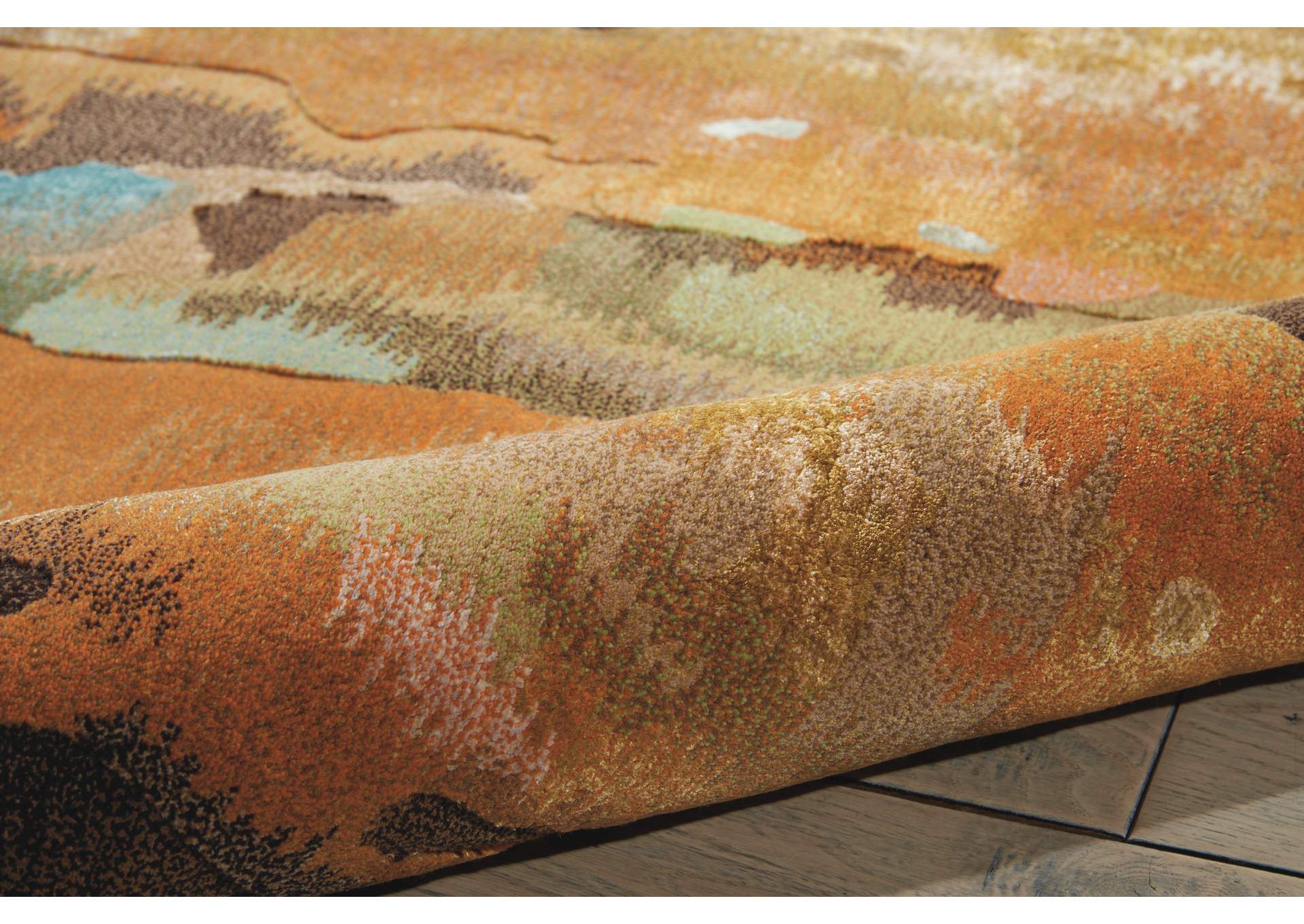Nourison Prismatic 8'x10' Multicolor Abstract Area Rug,Nourison