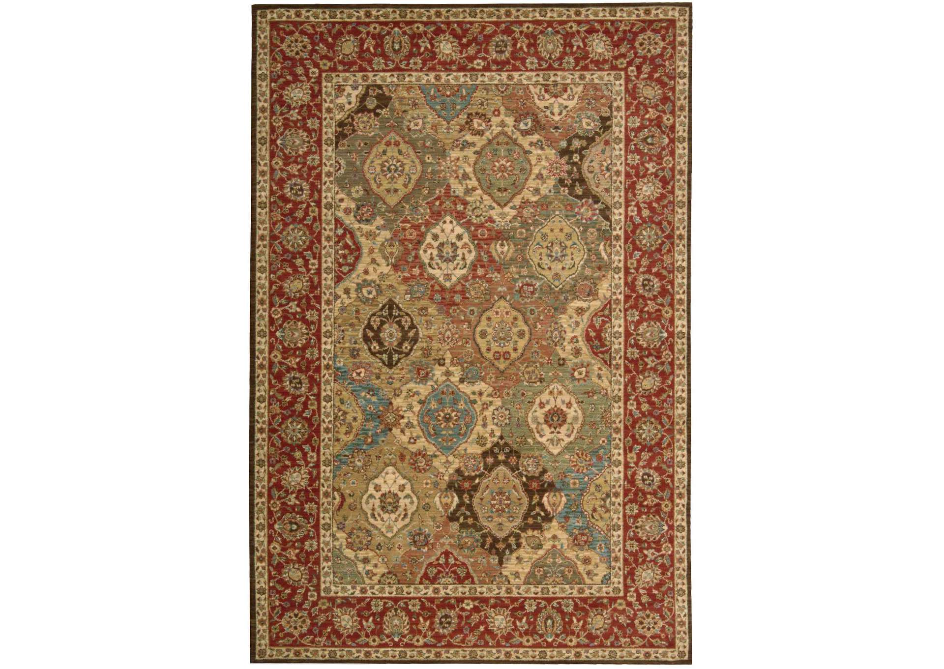 Nourison Living Treasures LI03 Multicolor 5'x8' Area Rug,Nourison