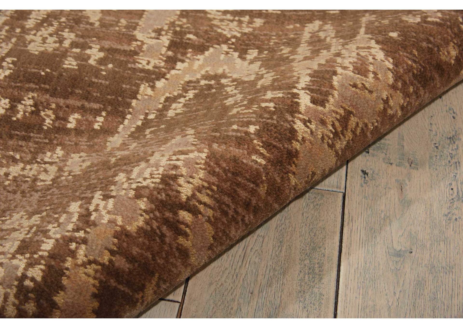 Nourison Silken Allure SLK17 Brown 8'x10' Rug,Nourison