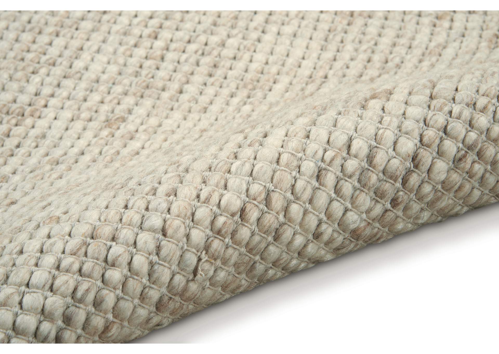 Calvin Klein Home Lowland LOW01 Grey 4'x6' Area Rug,Nourison