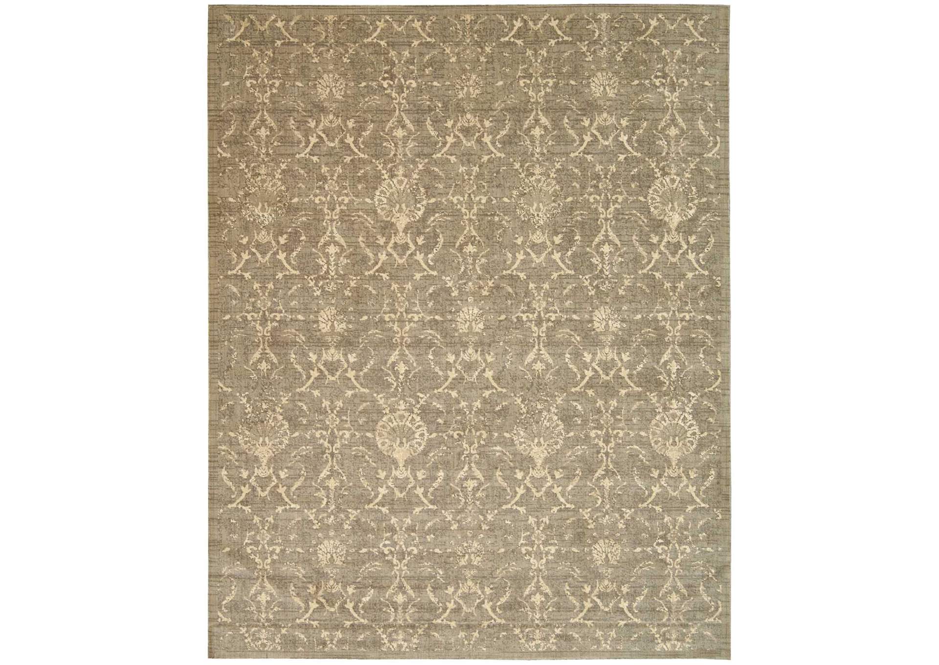 Nourison Silk Elements SKE03 Green 10'x14' Rug,Nourison