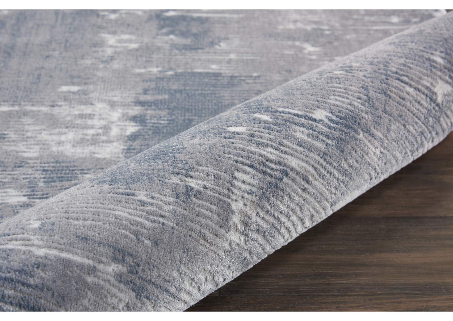 Nourison Rustic Textures RUS05 Grey 5'x7' Rustic Area Rug,Nourison