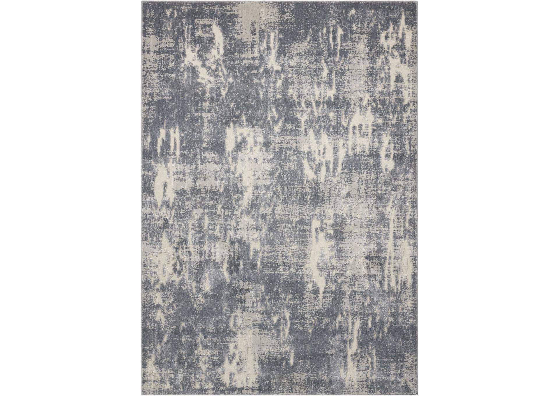 Michael Amini Gleam MA602 Grey 5'x7' Area Rug,Nourison