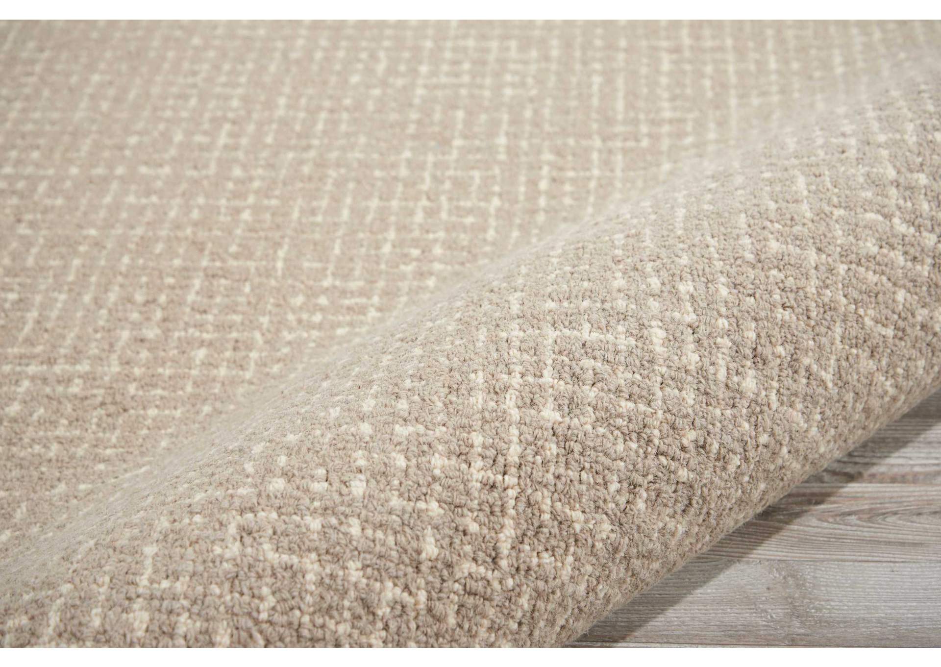 kathy ireland Home River Brook KI809 Beige and White 4'x6' Area Rug,Nourison