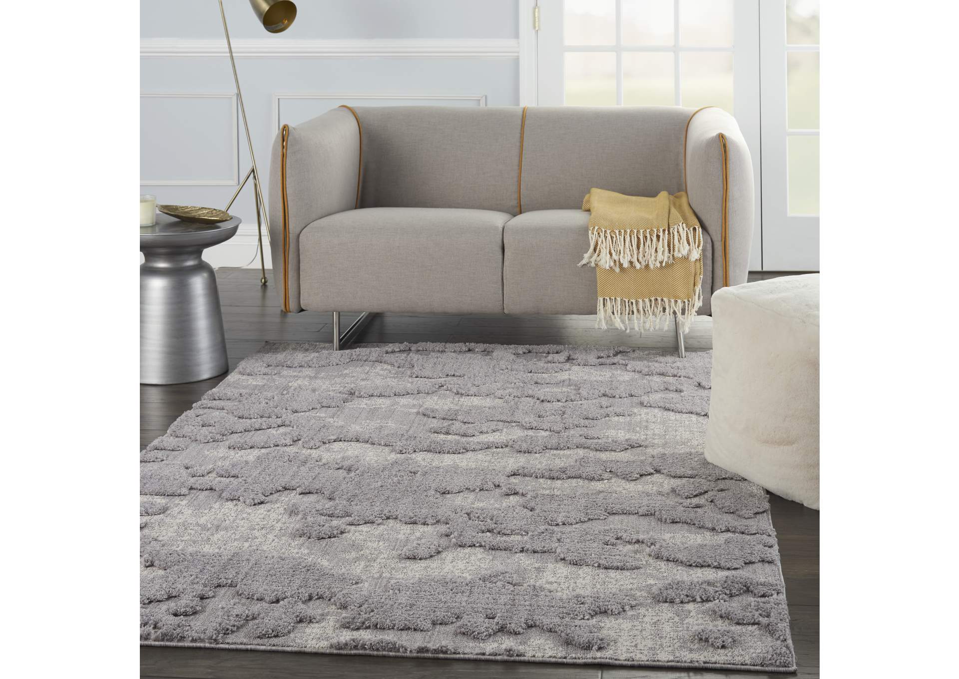 Nourison Zermatt 4' x 6' Ivory Neutral Area Rug,Nourison