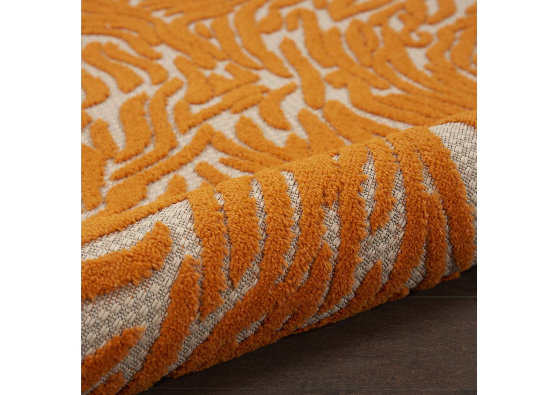 Nourison Aloha ALH04 Orange 4'x6' Indoor-outdoor Area Rug,Nourison