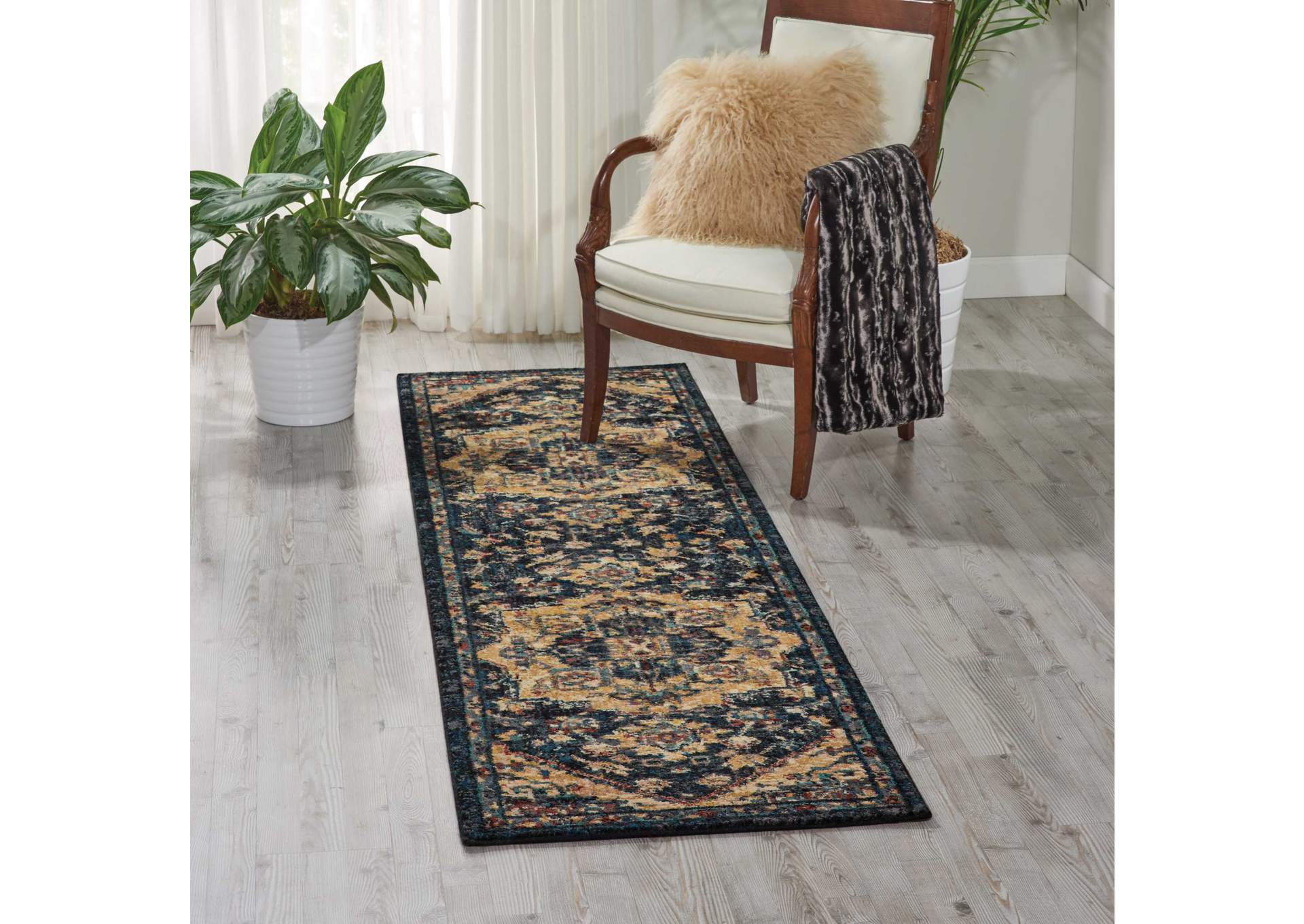 Nourison 2020 NR206 8' Runner Area Rug,Nourison
