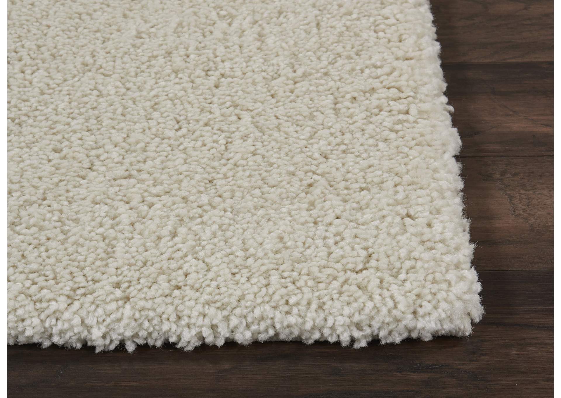 Nourison Malibu Shag MSG01 White 8'x10' Large Rug,Nourison