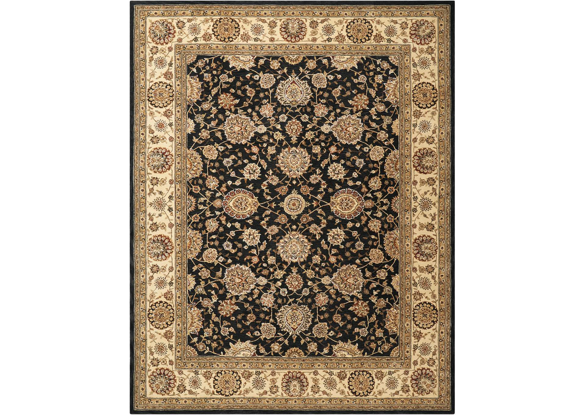 Nourison 2000 2204 Navy Blue 8'x10' Area Rug,Nourison