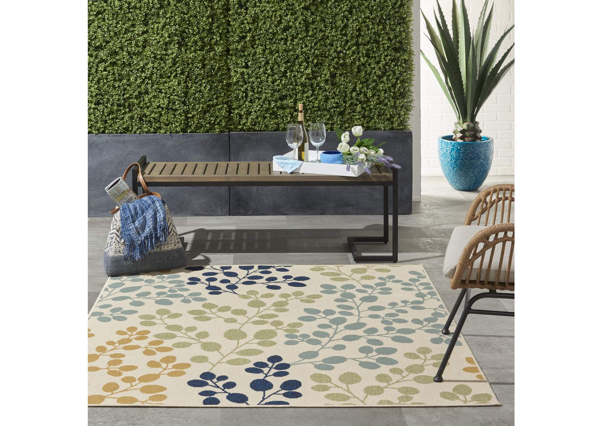 Nourison Caribbean 5' Square Area Rug,Nourison