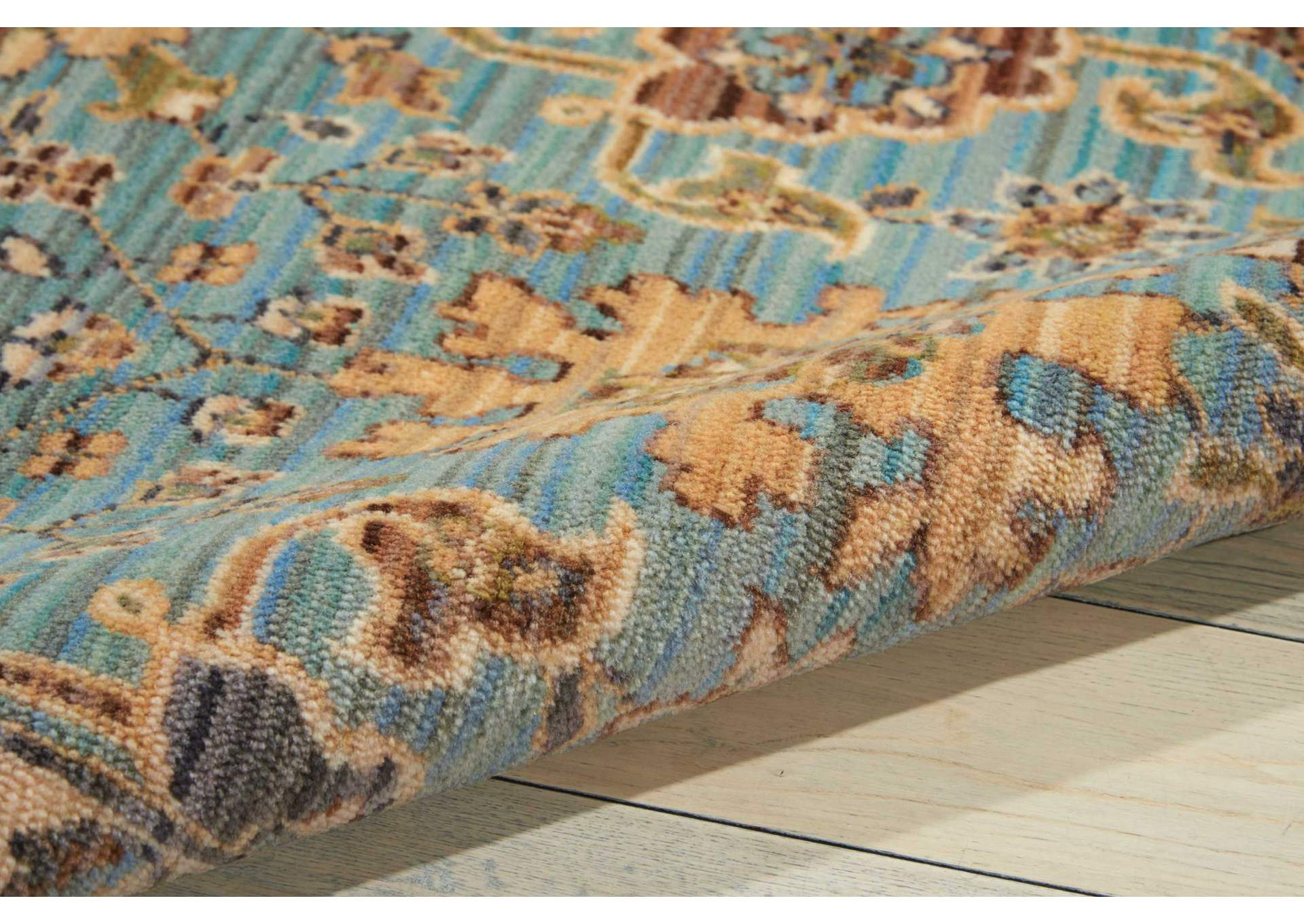 Nourison Timeless TML19 Blue 5'x8' Area Rug,Nourison