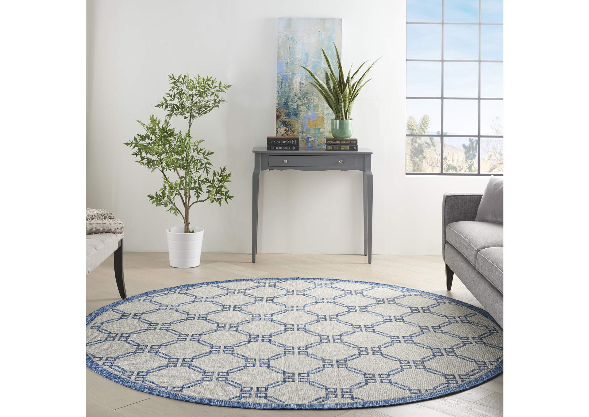 Nourison Country Side 8' Round Area Rug,Nourison