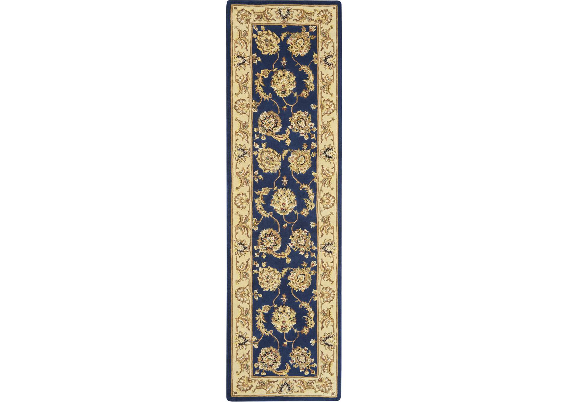 Nourison 2000 8' Runner Navy Area Rug,Nourison