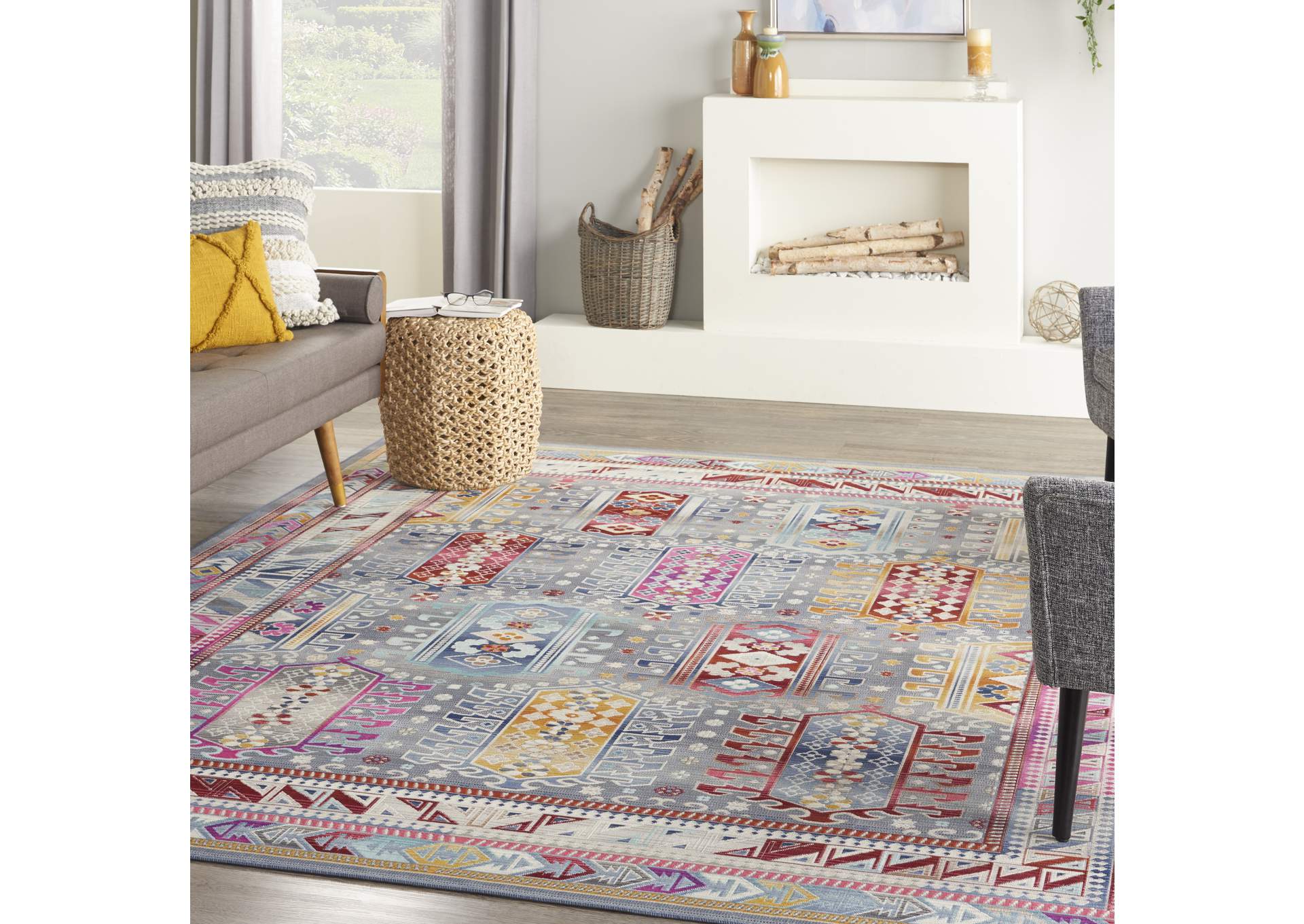 Nourison Vintage Kashan 9' x 12' Area Rug,Nourison