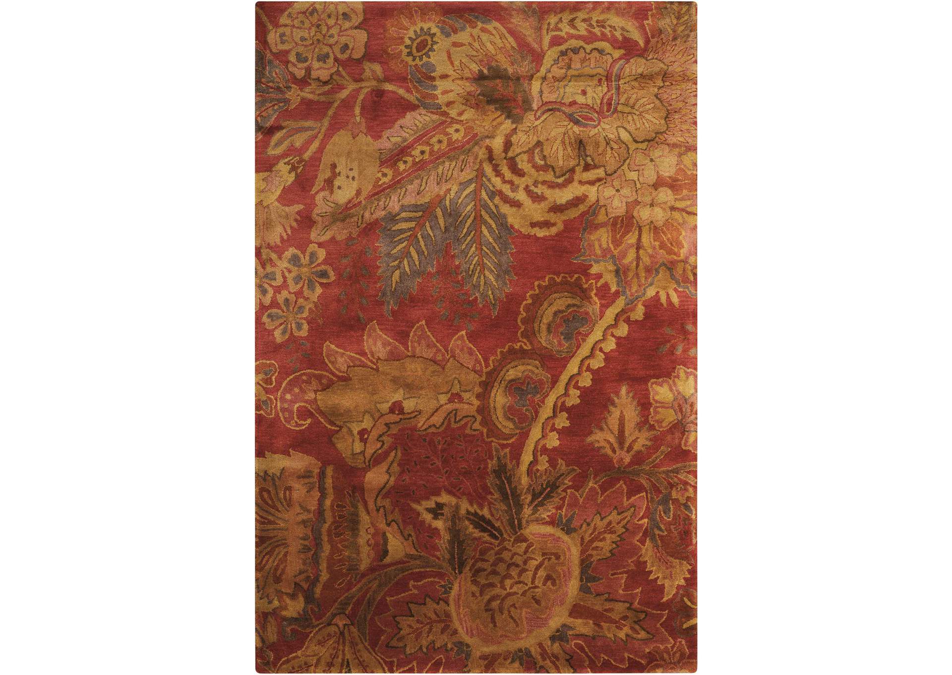 Nourison Jaipur JA43 Red Multicolor 6'x9' Area Rug,Nourison