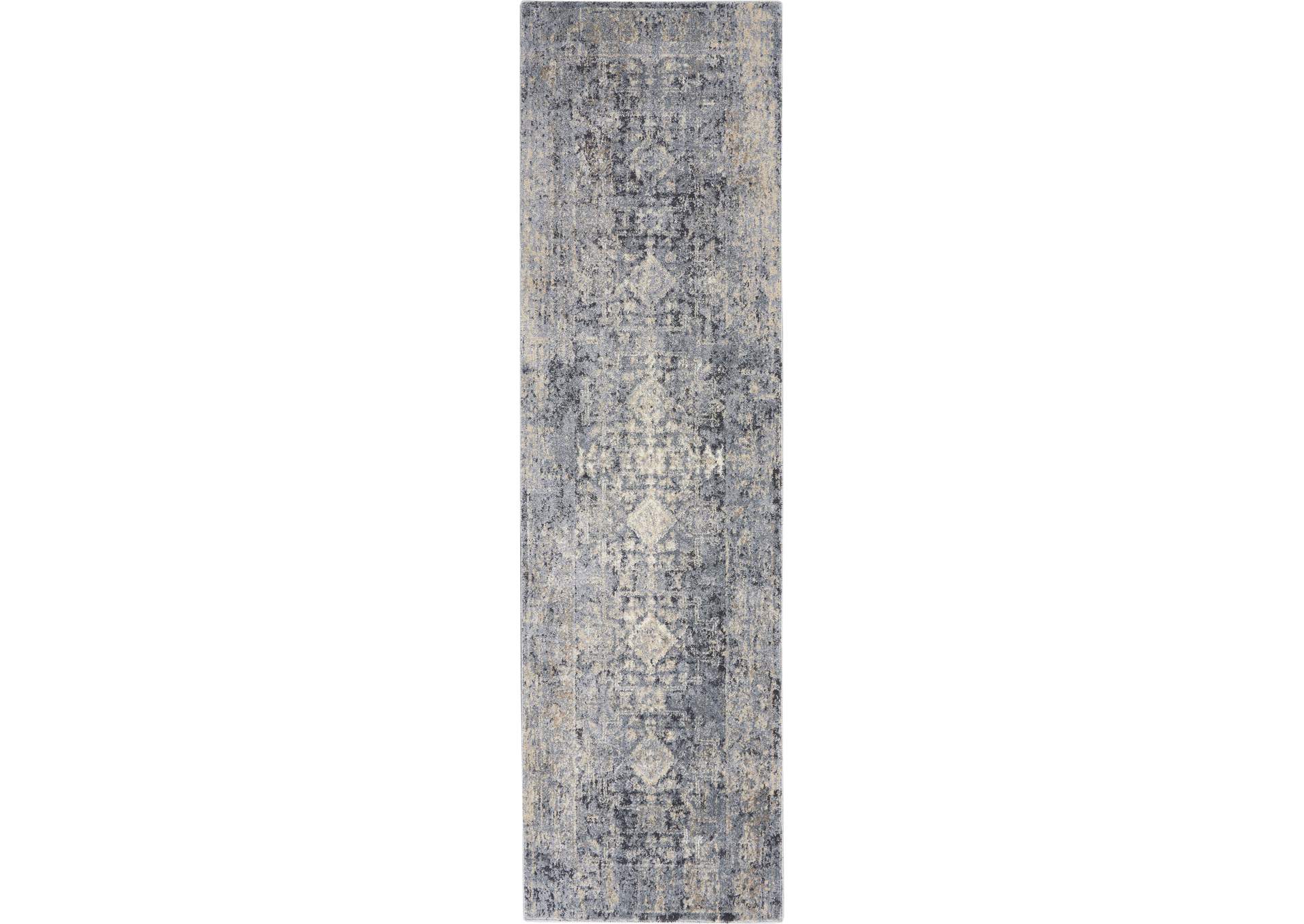 Kathy Ireland Moroccan Celebration 8' Runner Area Rug,Nourison