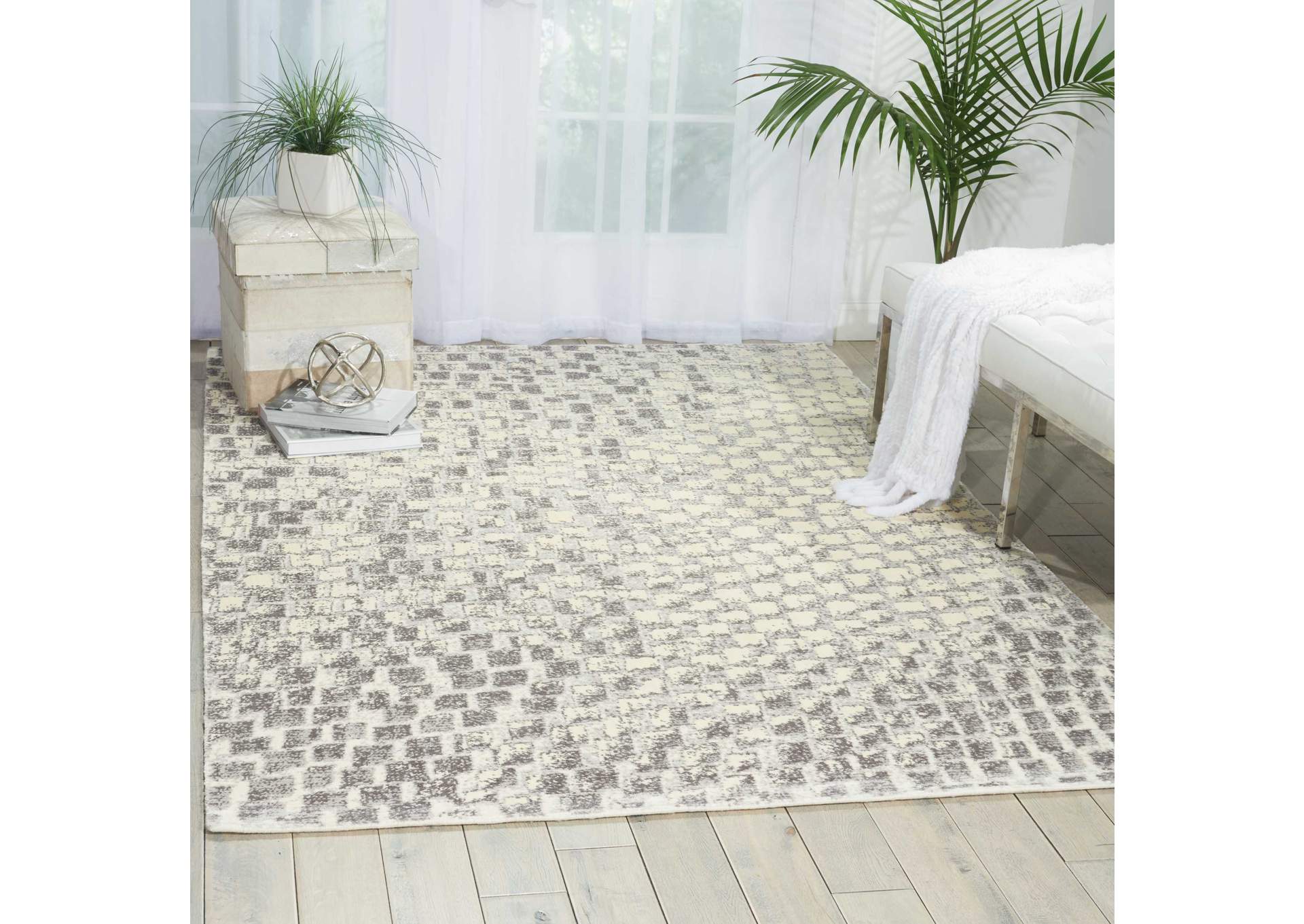 Nourison Twilight TWI08 Beige 10'x14' Oversized Rug,Nourison