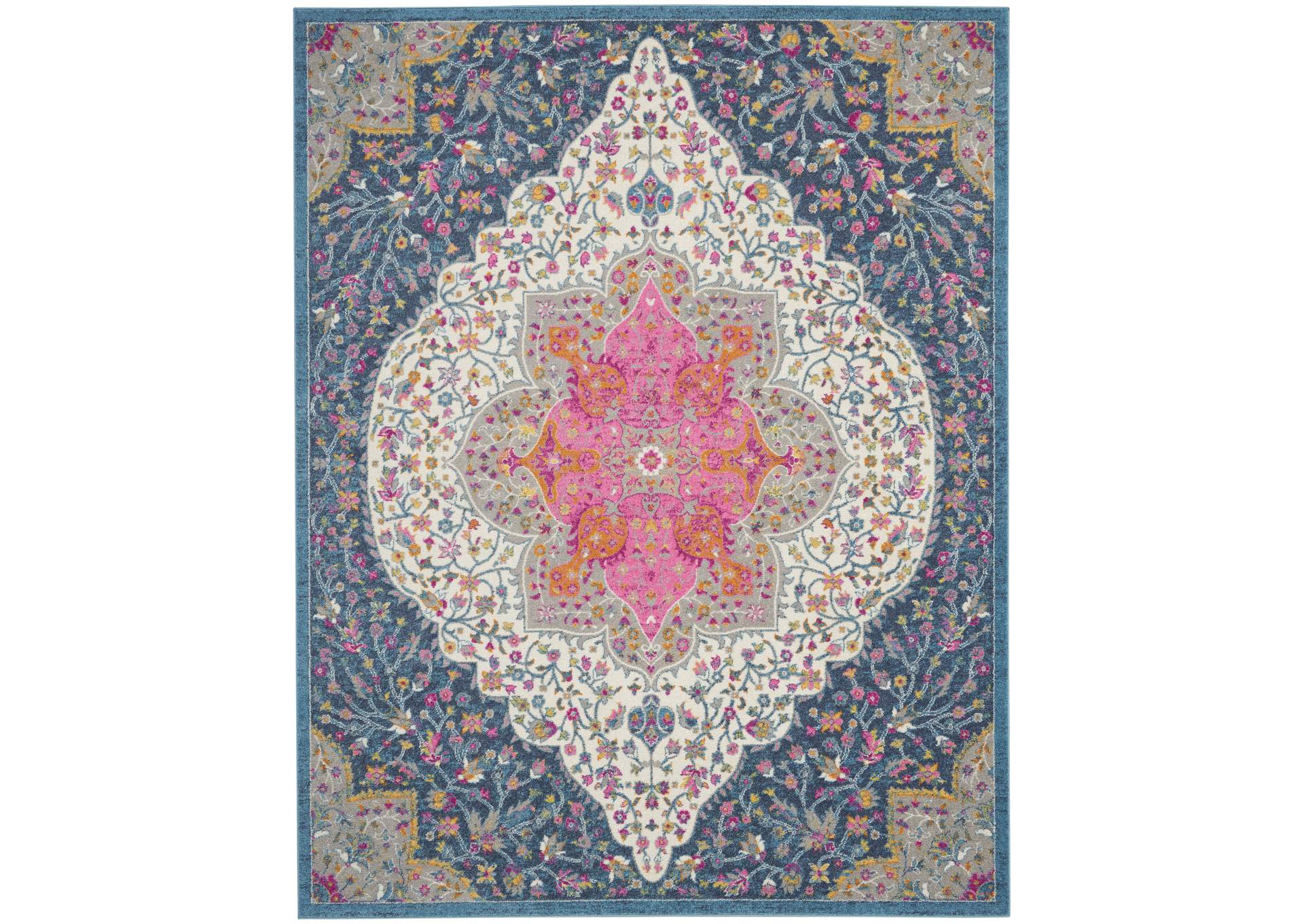 Nourison Passion 9'x12' Multicolor Area Rug,Nourison