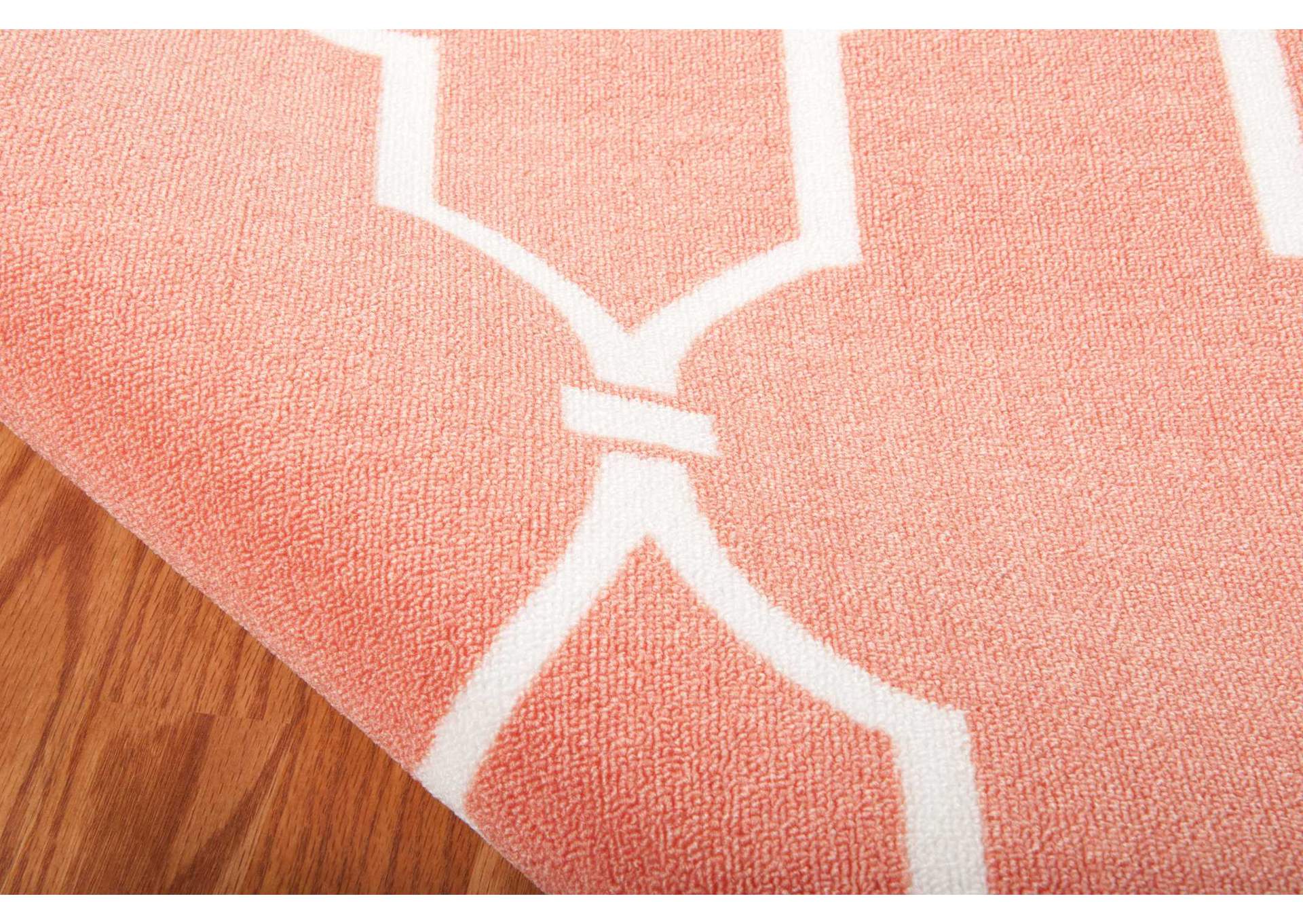 Nourison Home & Garden RS087 Orange 5'x8' Area Rug,Nourison