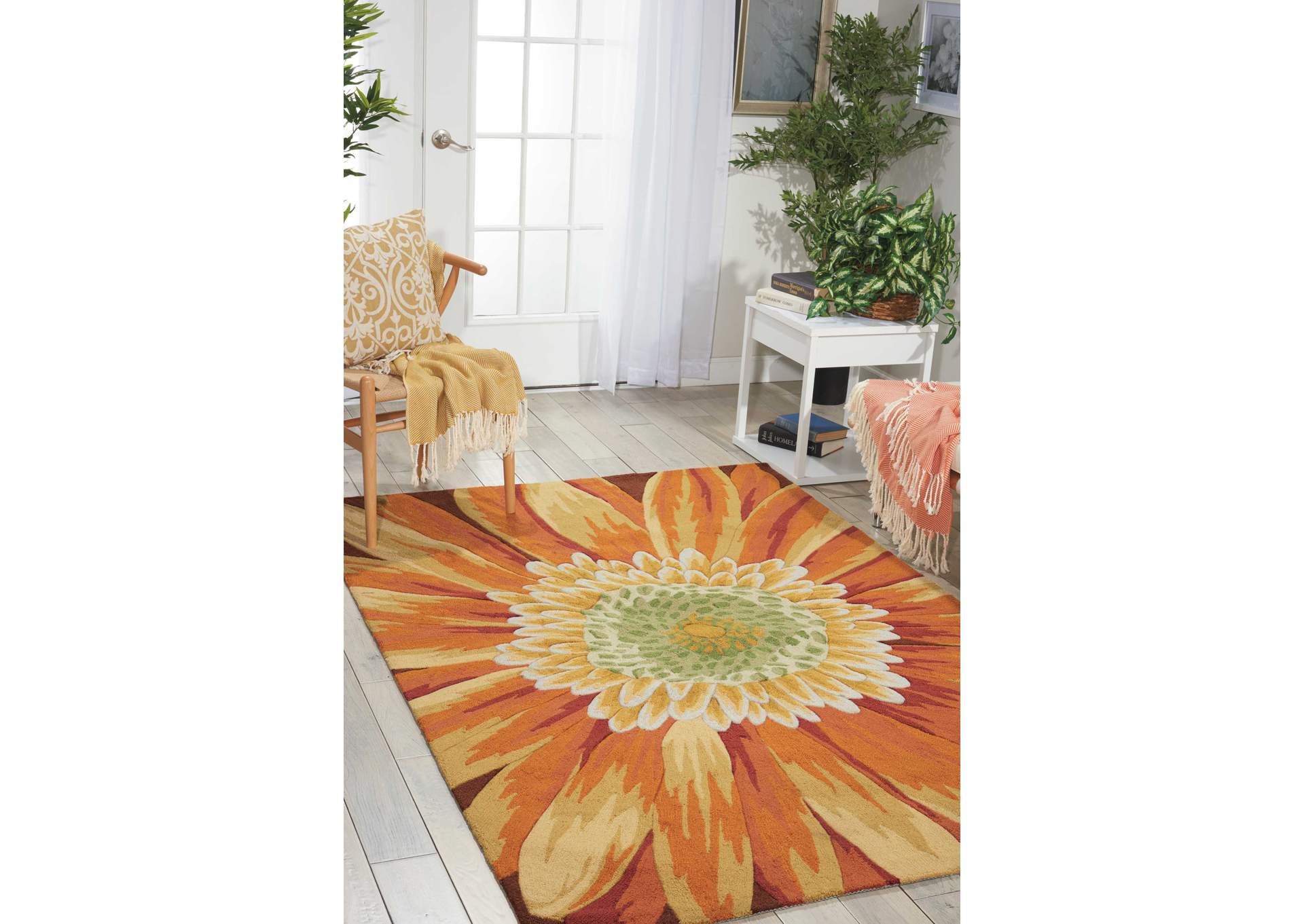 Nourison Fantasy FA09 Multicolor 5'x8' Area Rug,Nourison