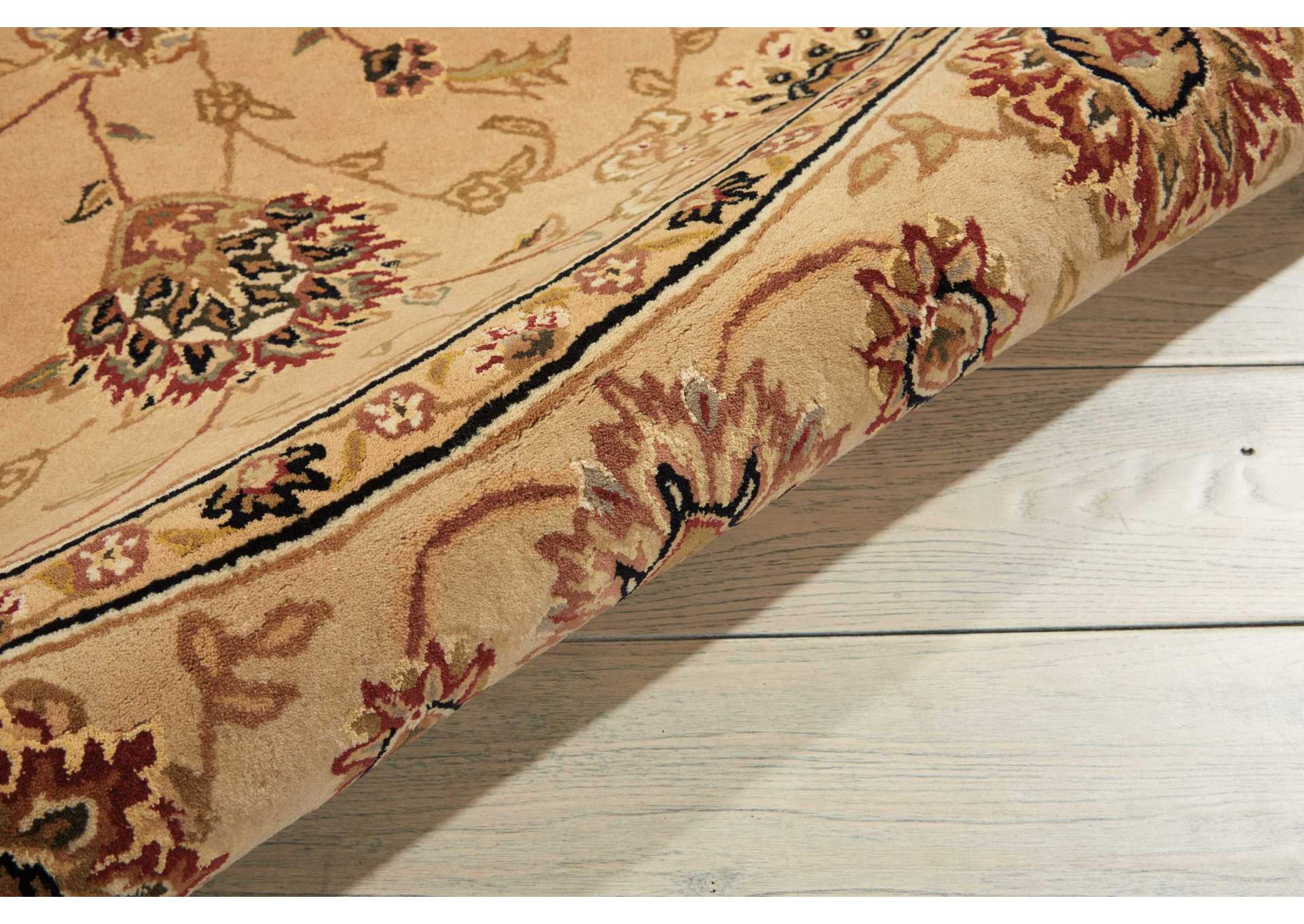 Nourison 2000 2071 Camel 8' Round Area Rug,Nourison