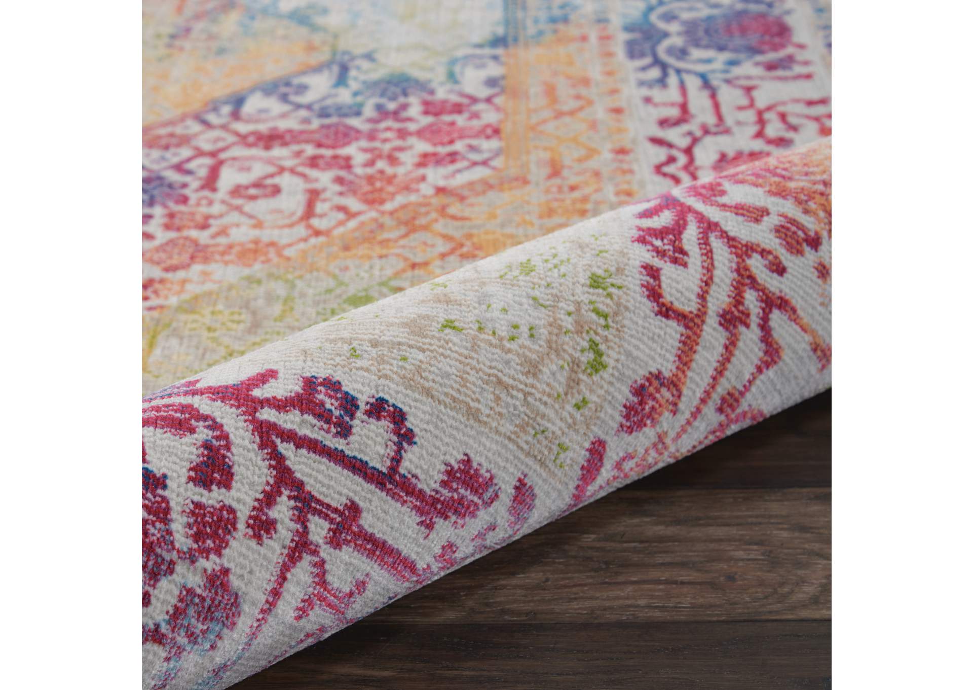 Nourison Ankara Global ANR04 Multicolor 4'x6' Boho Area Rug,Nourison