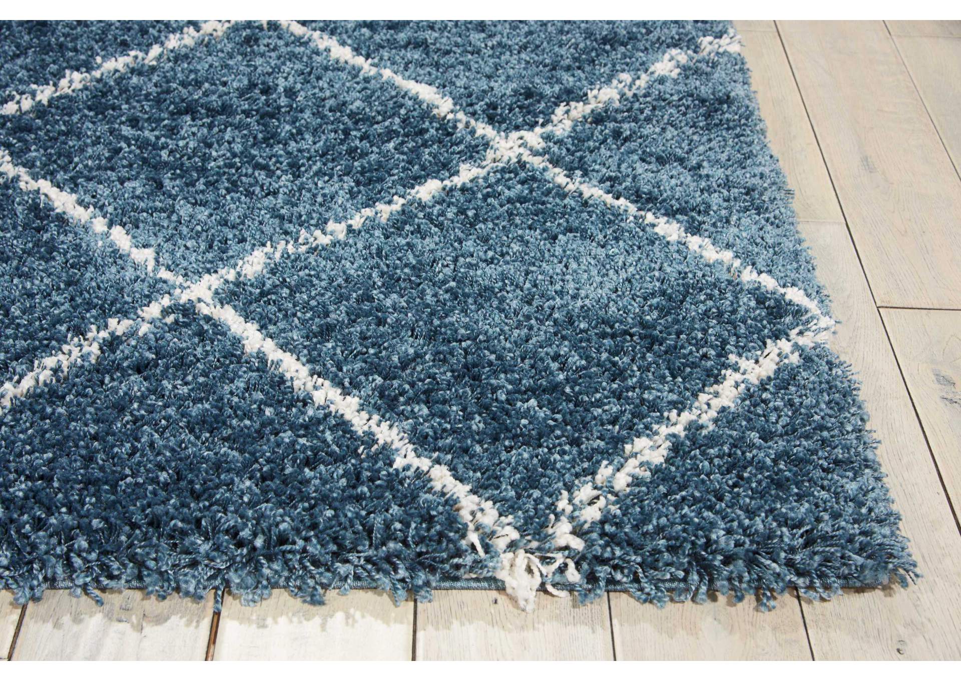 Nourison Brisbane BRI03 Blue 8'x10' Rug,Nourison