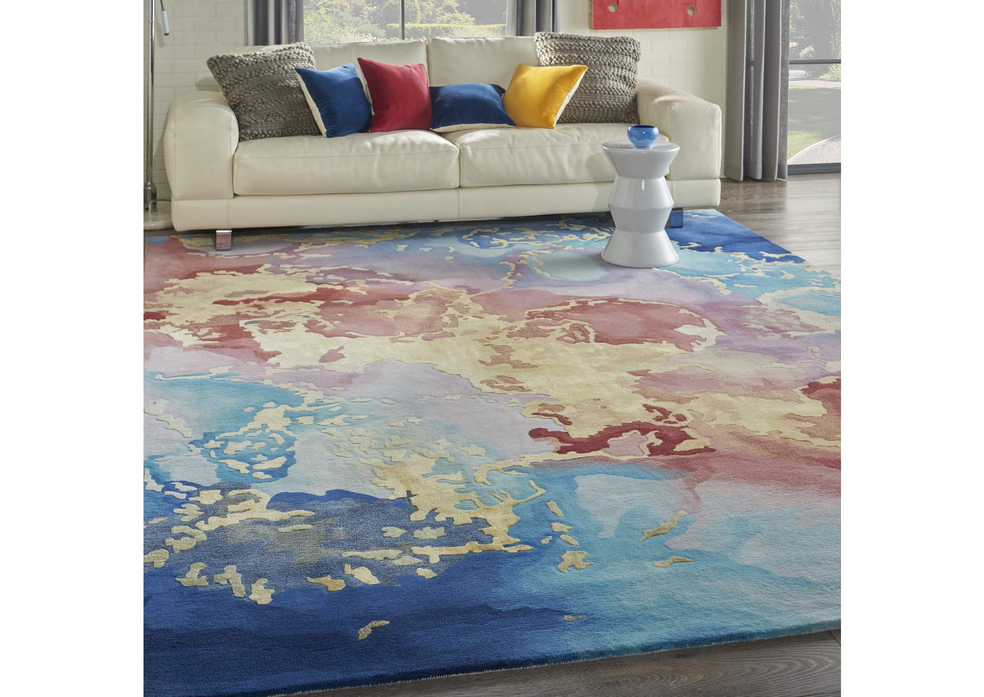 Nourison Prismatic 9'x12' Multicolor Area Rug,Nourison