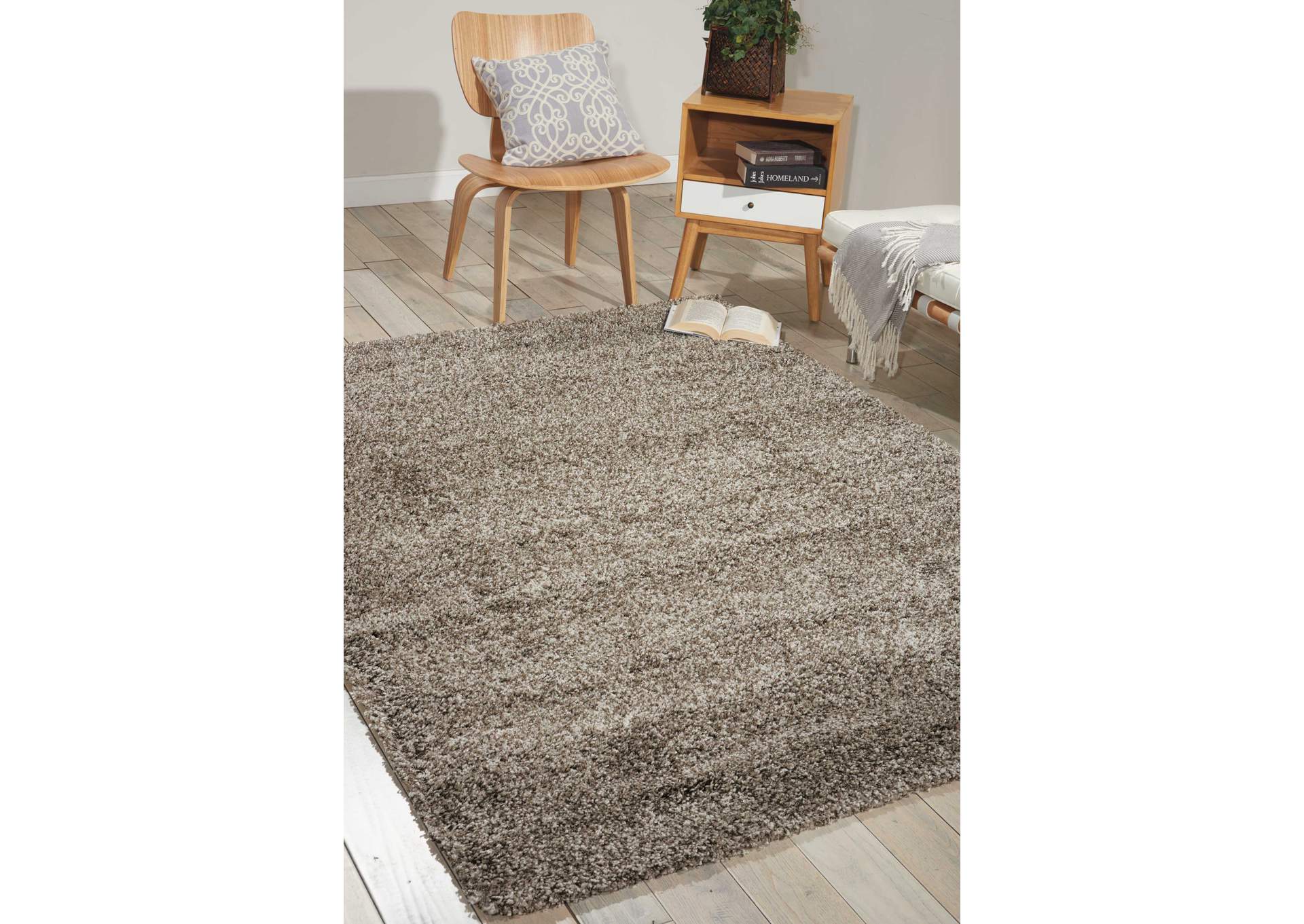 Nourison Amore AMOR1 Beige 4'x6' Area Rug,Nourison